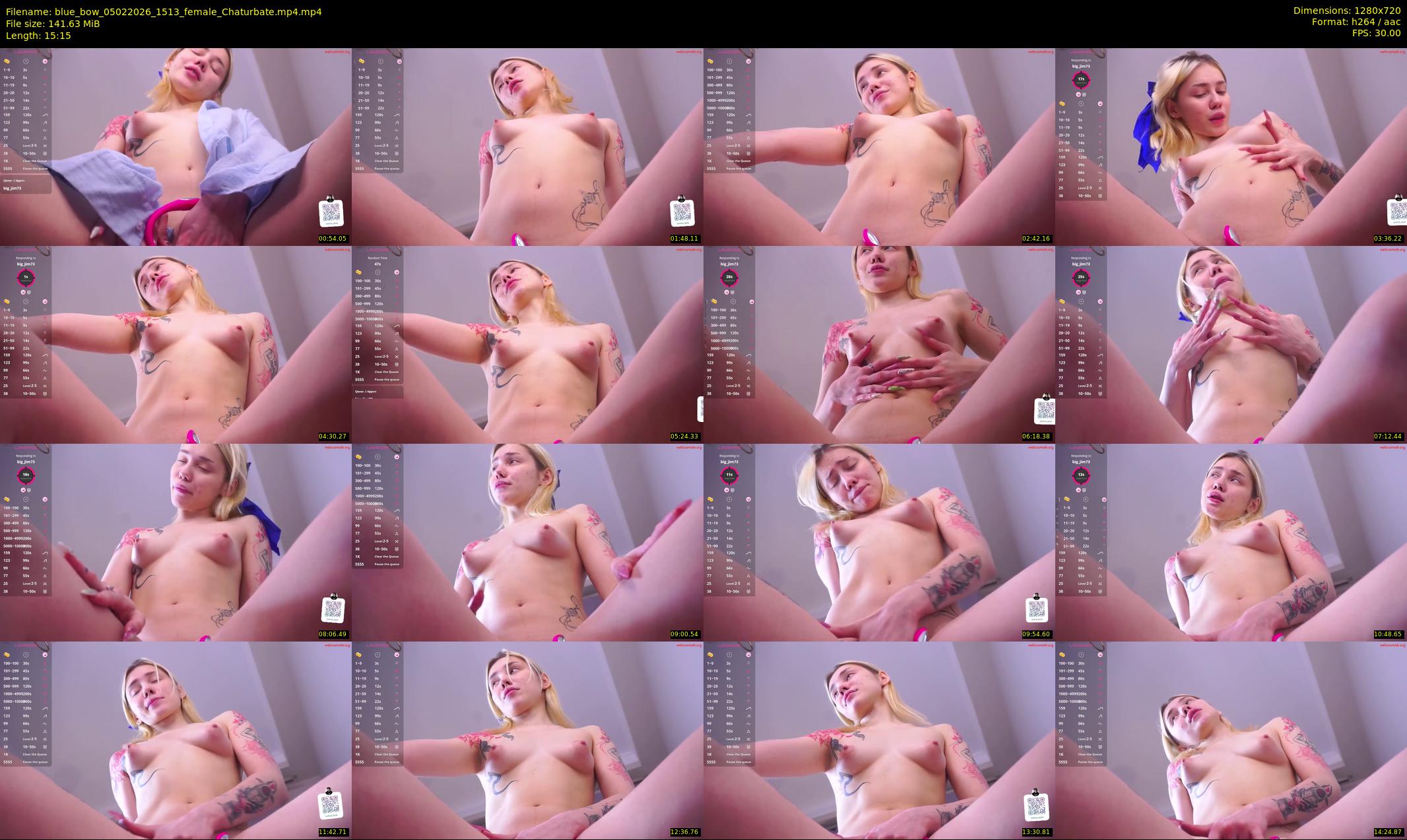 blue_bow — 16 minute Chaturbate female cam show recording, 720p, Feb 5, 2026