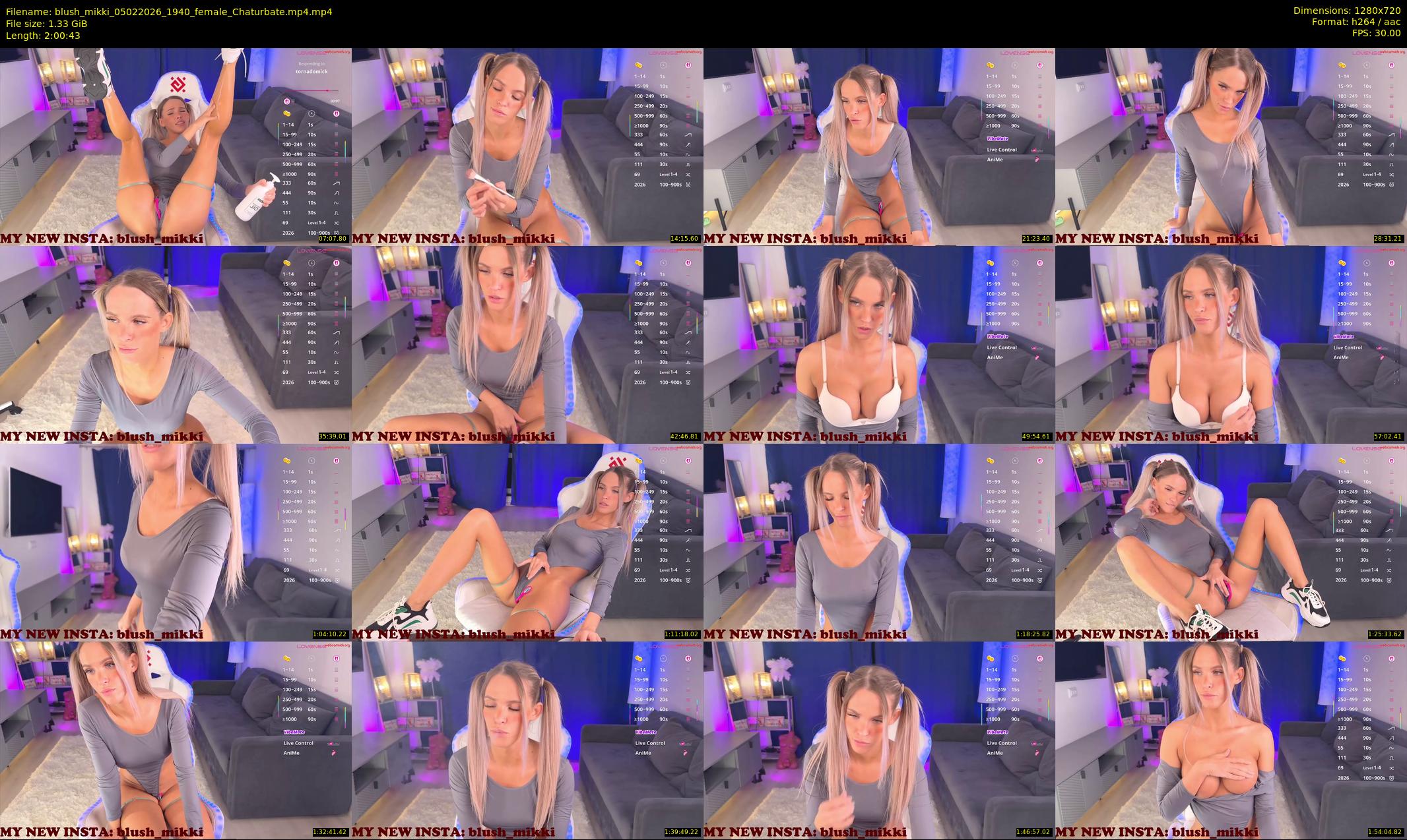 blush_mikki — 121 minute Chaturbate female cam show recording, 720p, Feb 5, 2026