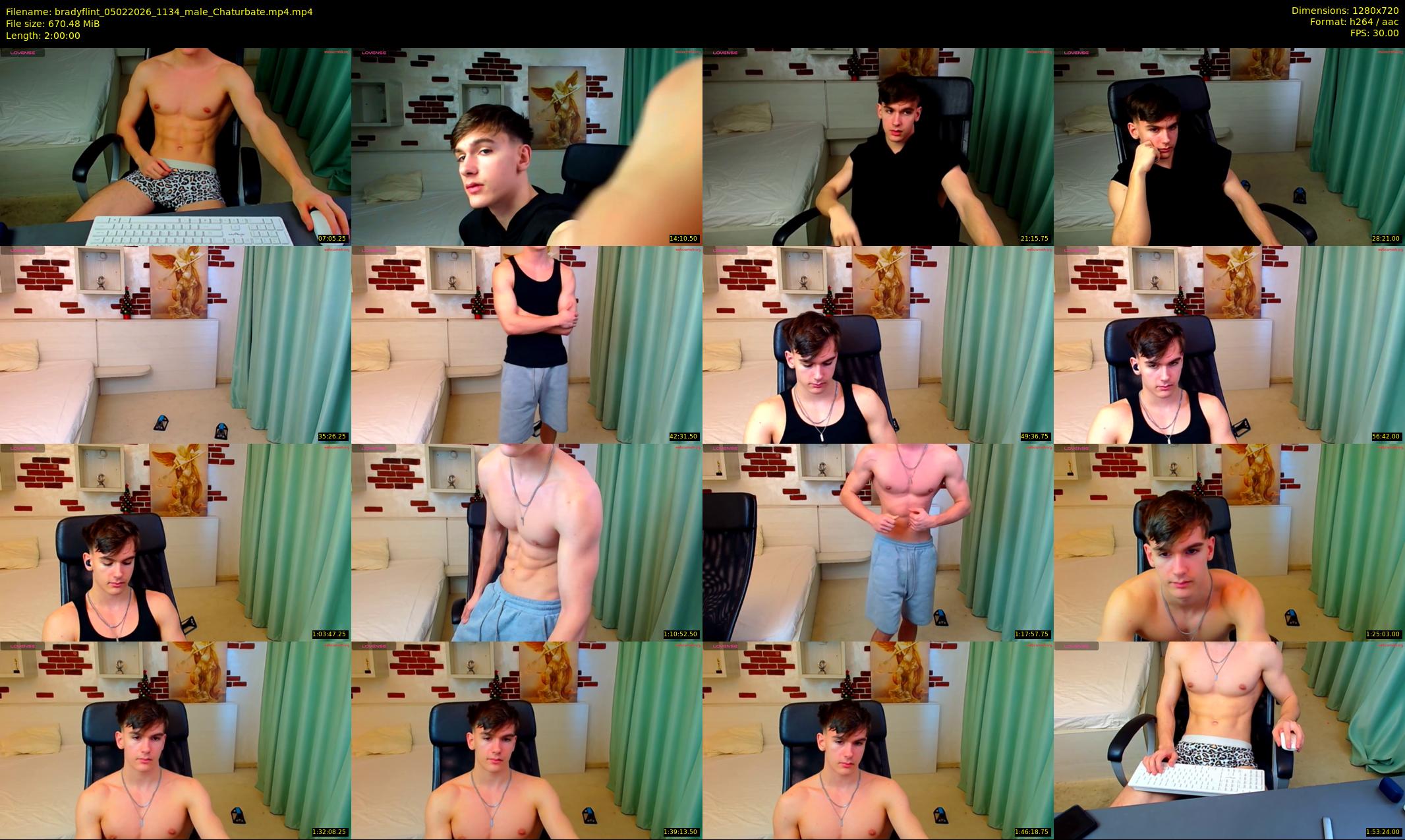 bradyflint — 120 minute Chaturbate male cam show recording, 720p, Feb 5, 2026