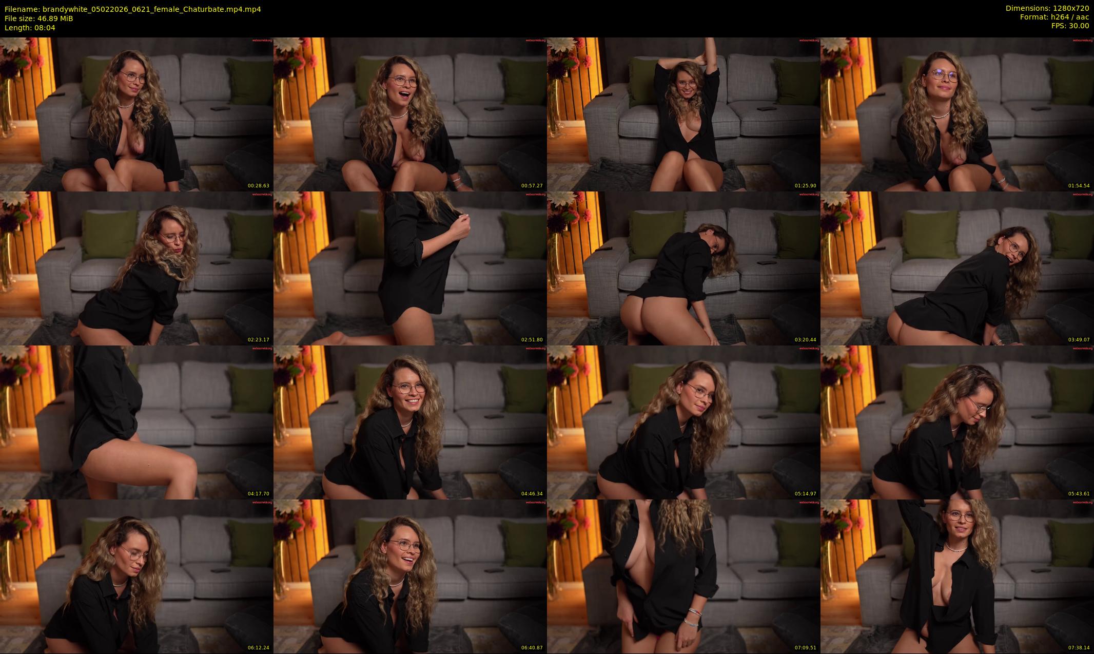 brandywhite — 9 minute Chaturbate female cam show recording, 720p, Feb 5, 2026