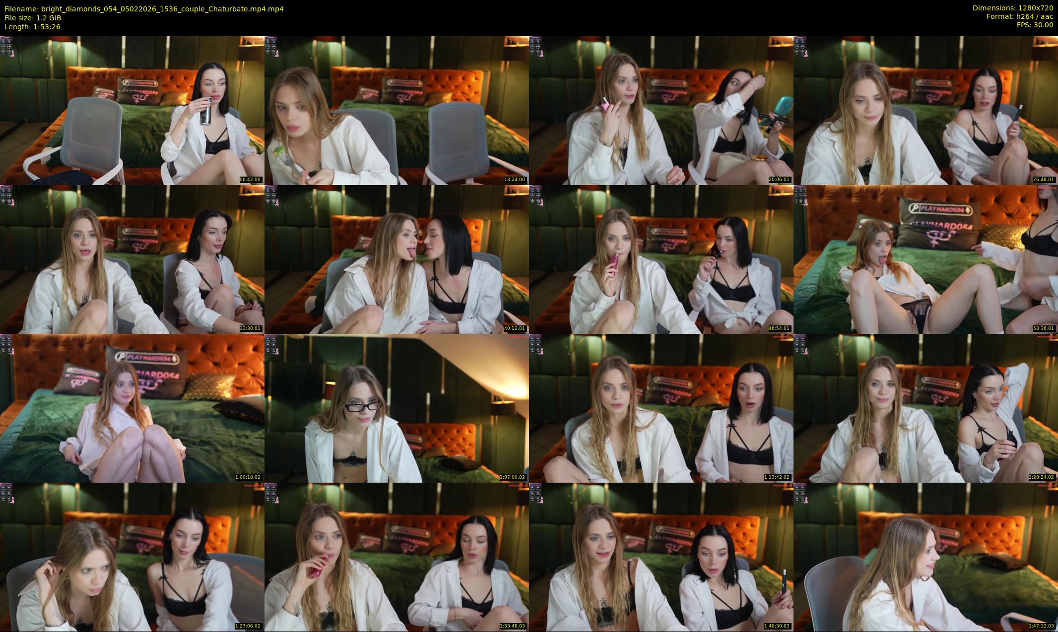 bright_diamonds_054 — 114 minute Chaturbate couple cam show recording, 720p, Feb 5, 2026