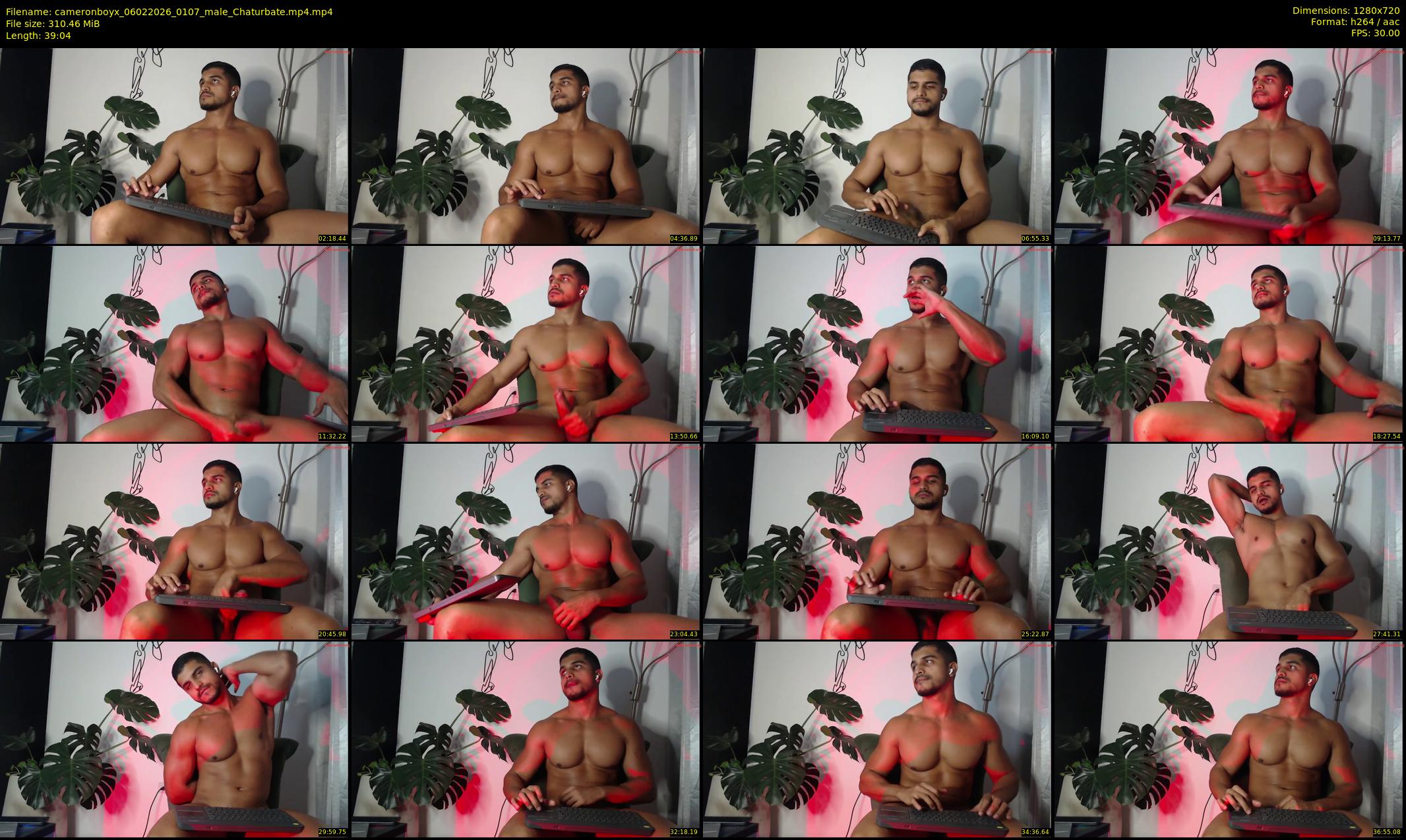 cameronboyx — 40 minute Chaturbate male cam show recording, 720p, Feb 6, 2026
