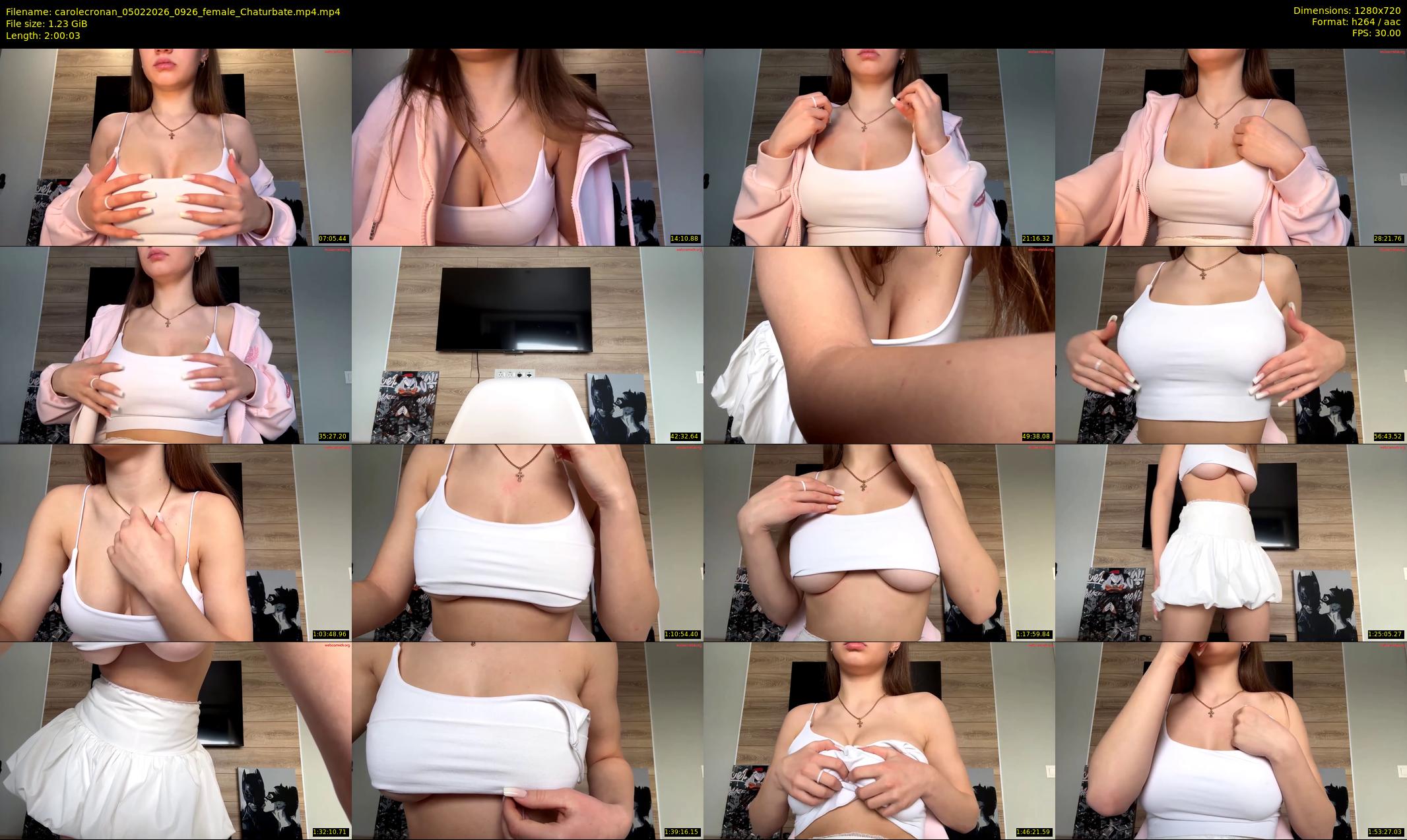 carolecronan — 121 minute Chaturbate female cam show recording, 720p, Feb 5, 2026