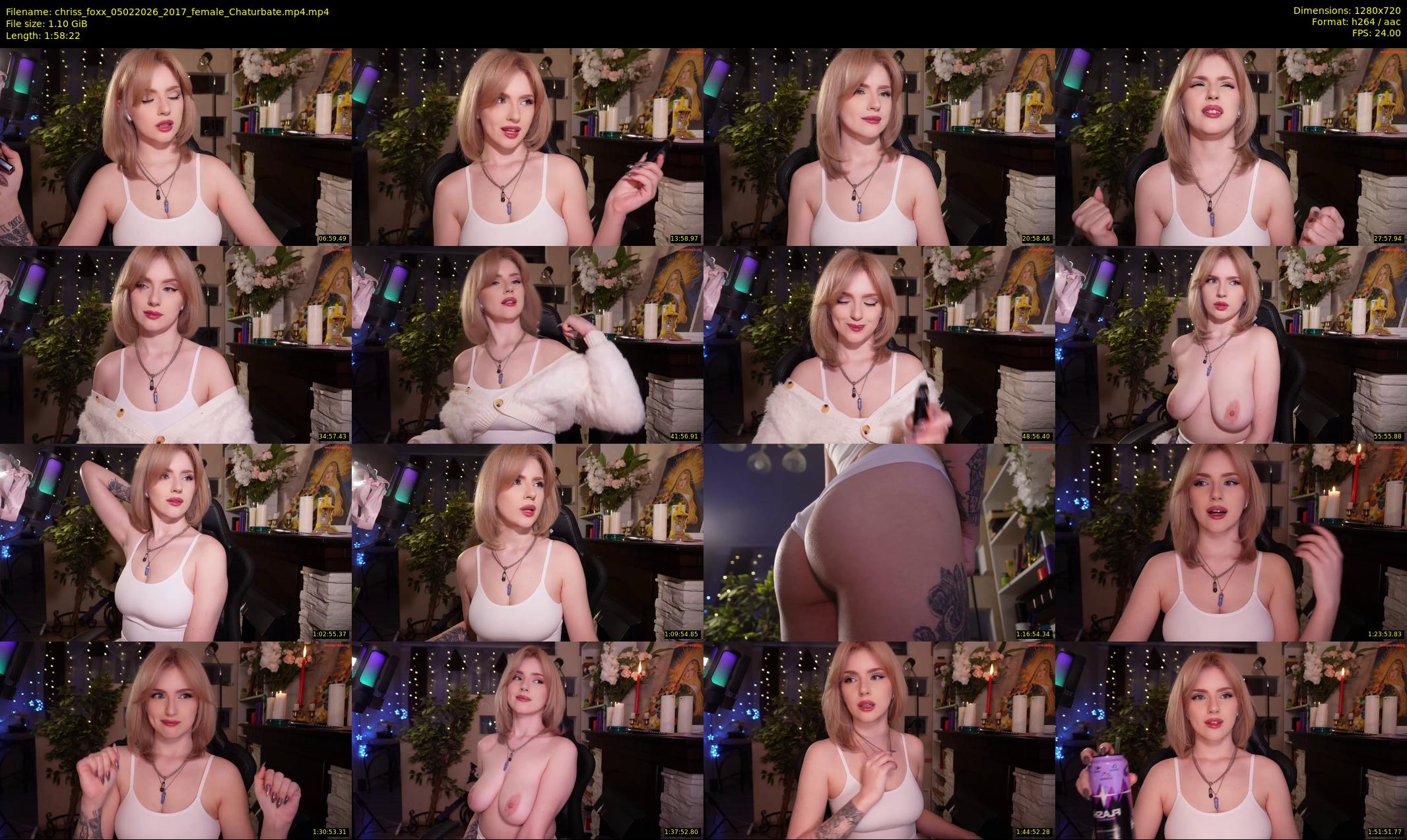 chriss_foxx — 119 minute Chaturbate female cam show recording, 720p, Feb 5, 2026