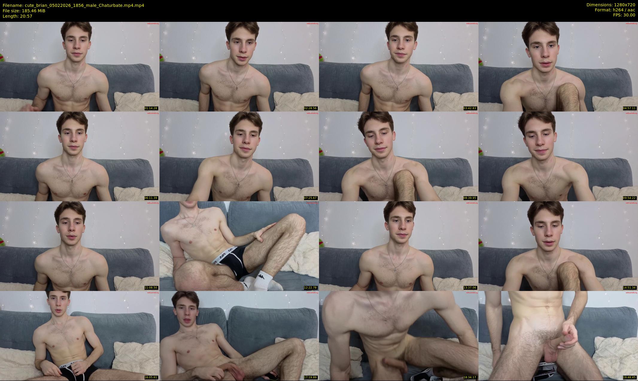 cute_brian — 21 minute Chaturbate male cam show recording, 720p, Feb 5, 2026