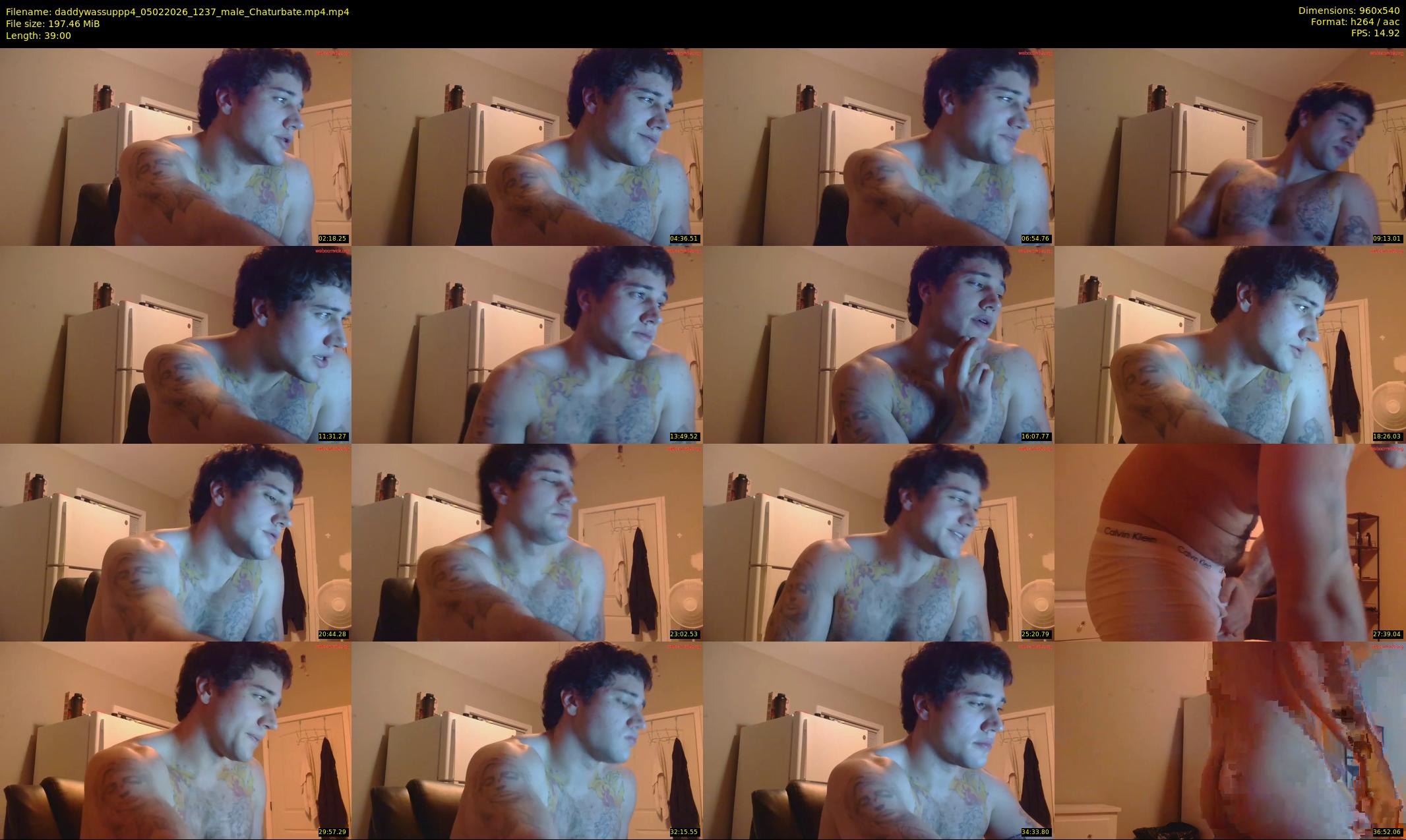 daddywassuppp4 — 39 minute Chaturbate male cam show recording, 480p, Feb 5, 2026