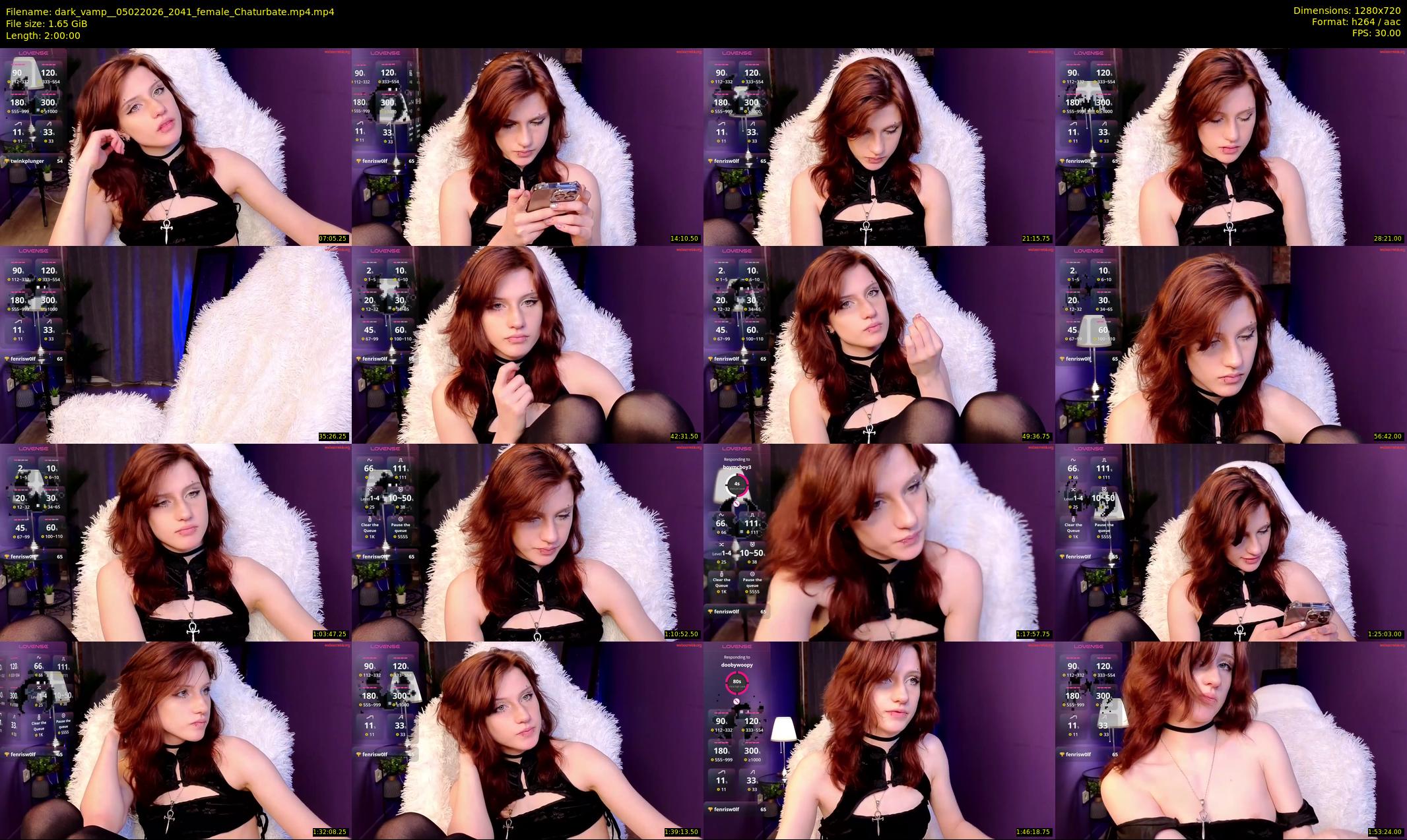 dark_vamp_ — 120 minute Chaturbate female cam show recording, 720p, Feb 5, 2026