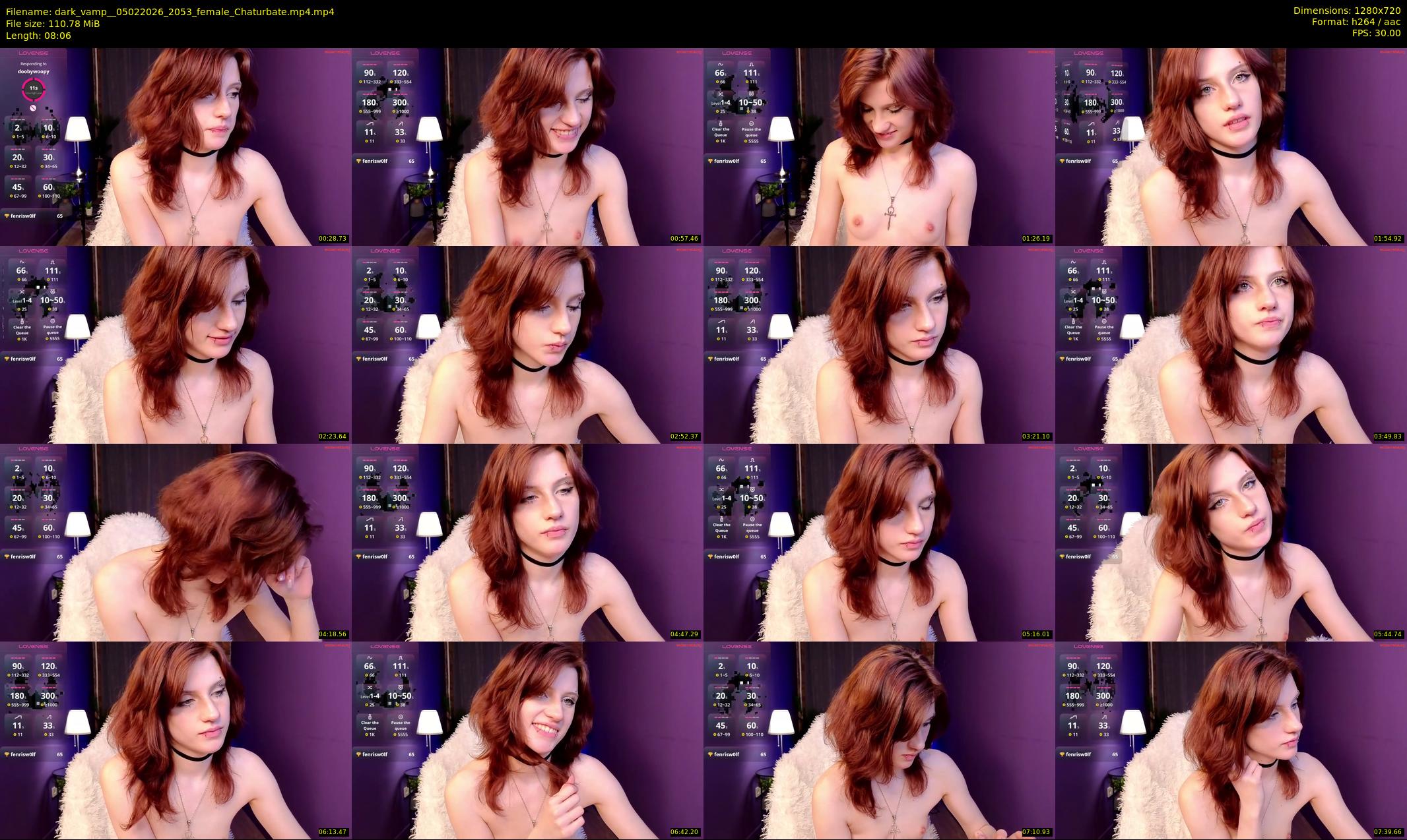 dark_vamp_ — 9 minute Chaturbate female cam show recording, 720p, Feb 5, 2026