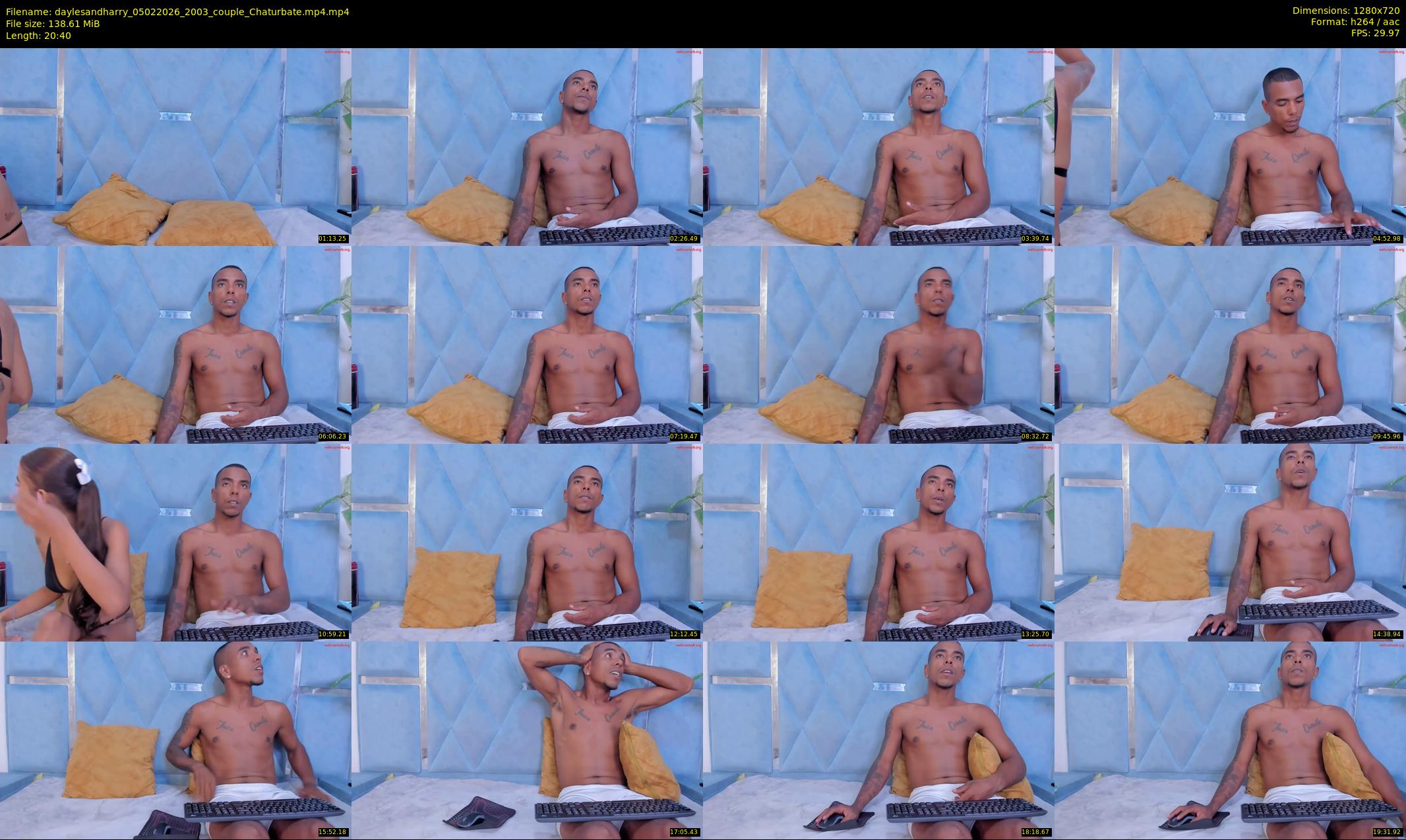 daylesandharry — 21 minute Chaturbate couple cam show recording, 720p, Feb 5, 2026