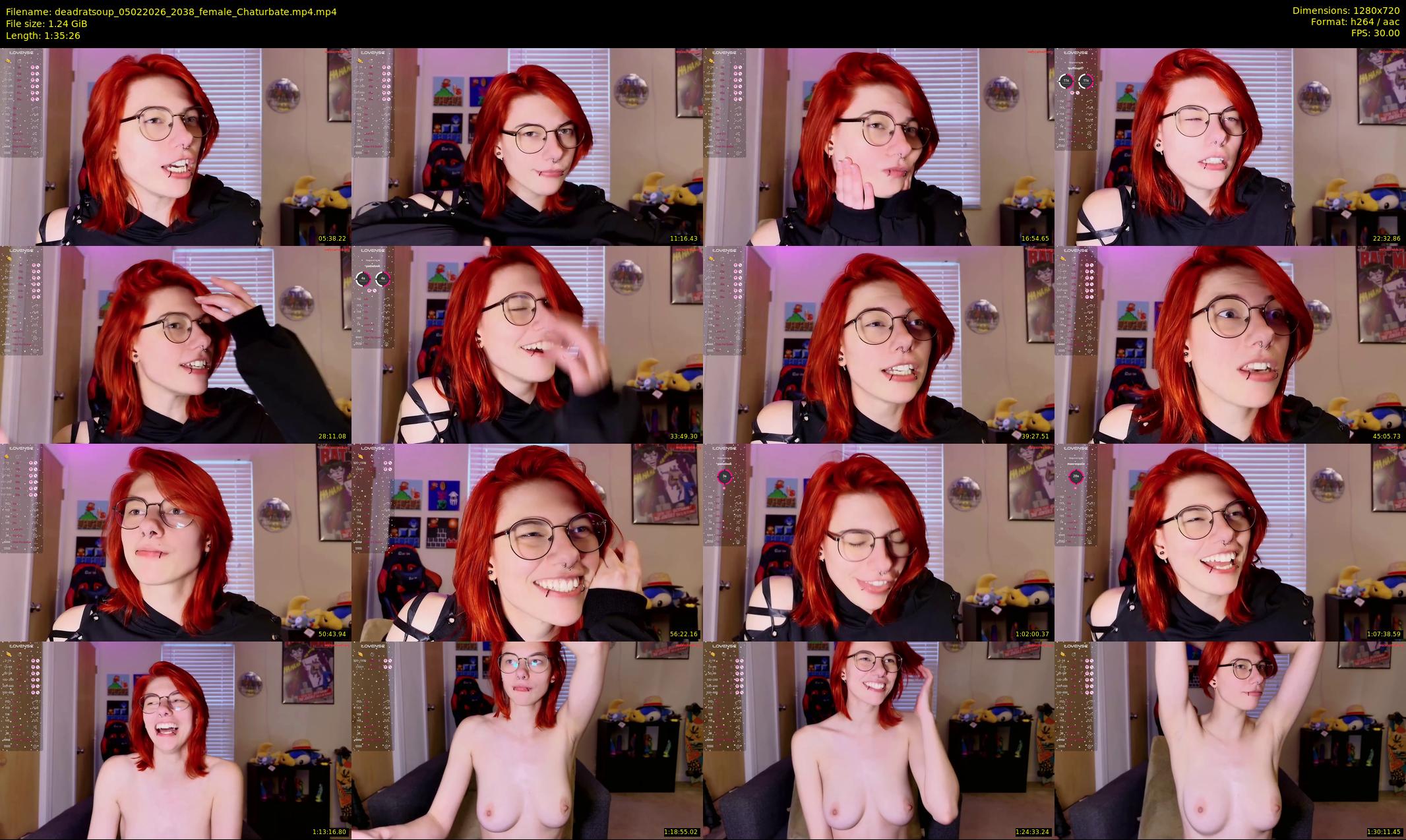 deadratsoup — 96 minute Chaturbate female cam show recording, 720p, Feb 5, 2026