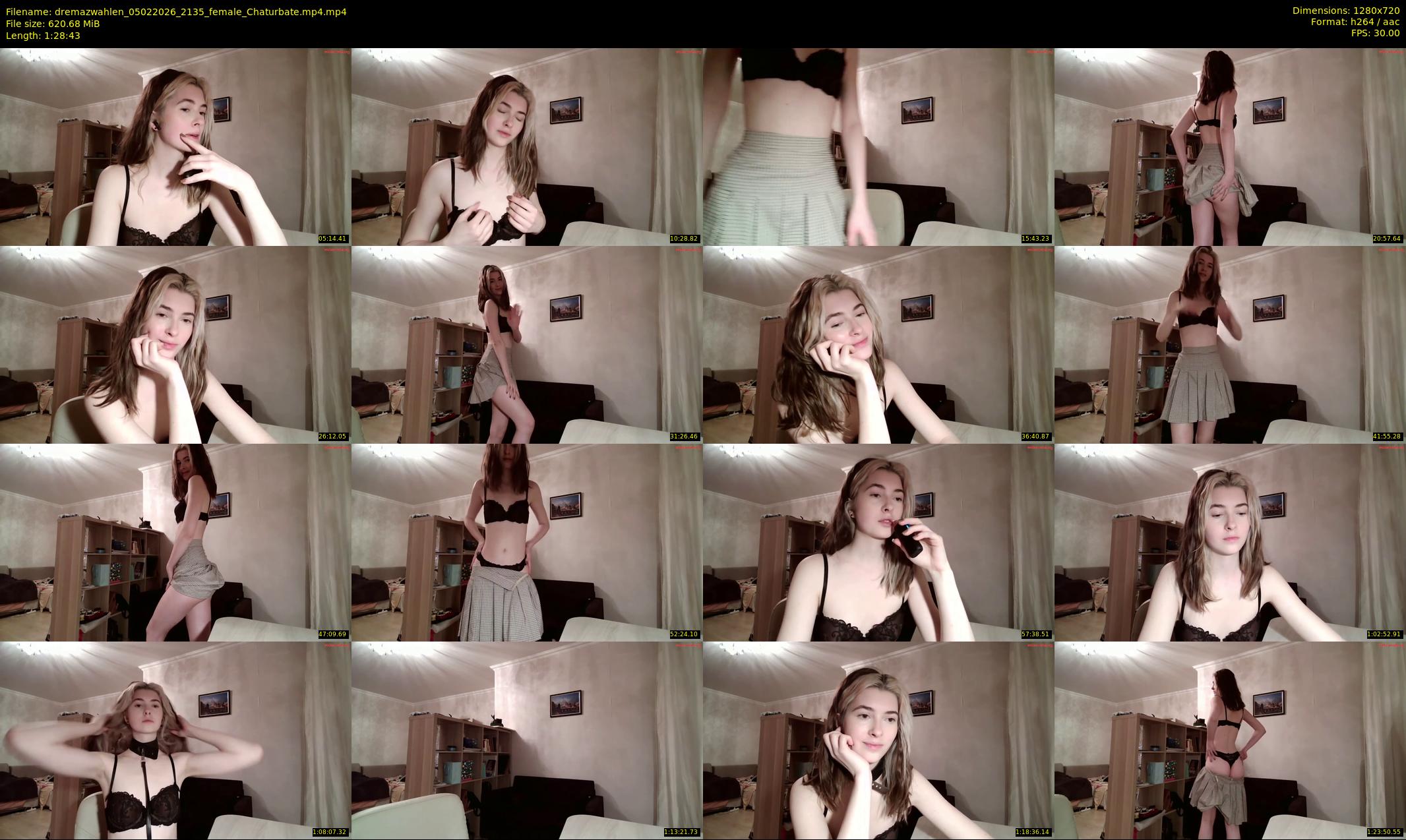 dremazwahlen — 89 minute Chaturbate female cam show recording, 720p, Feb 5, 2026