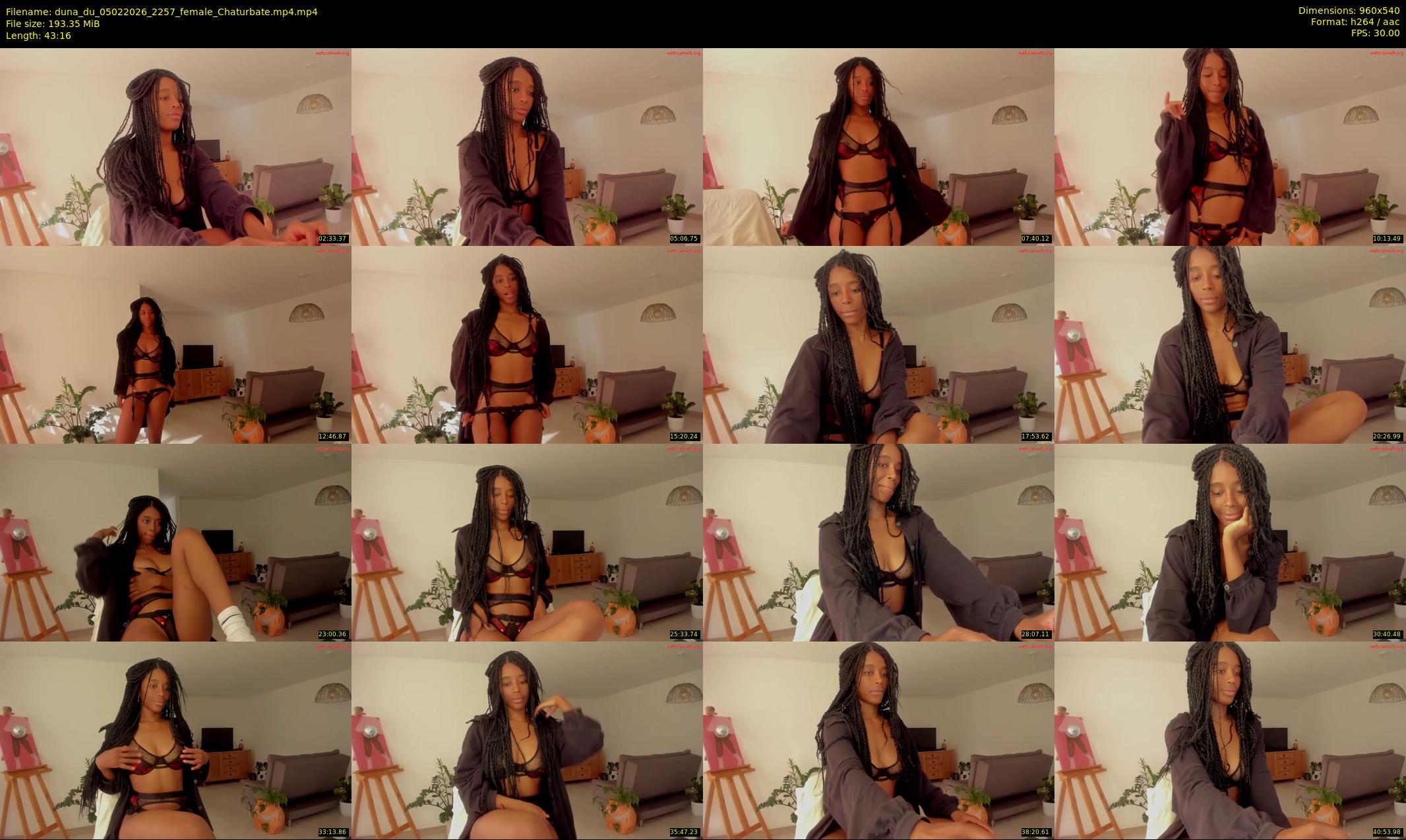 duna_du — 44 minute Chaturbate female cam show recording, 480p, Feb 5, 2026