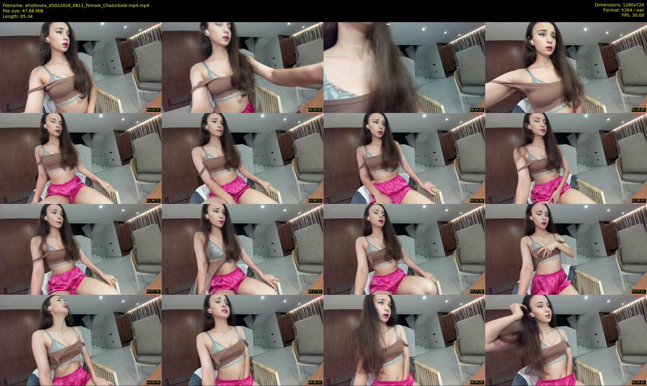 ehotlovea — 6 minute Chaturbate female cam show recording, 720p, Feb 5, 2026