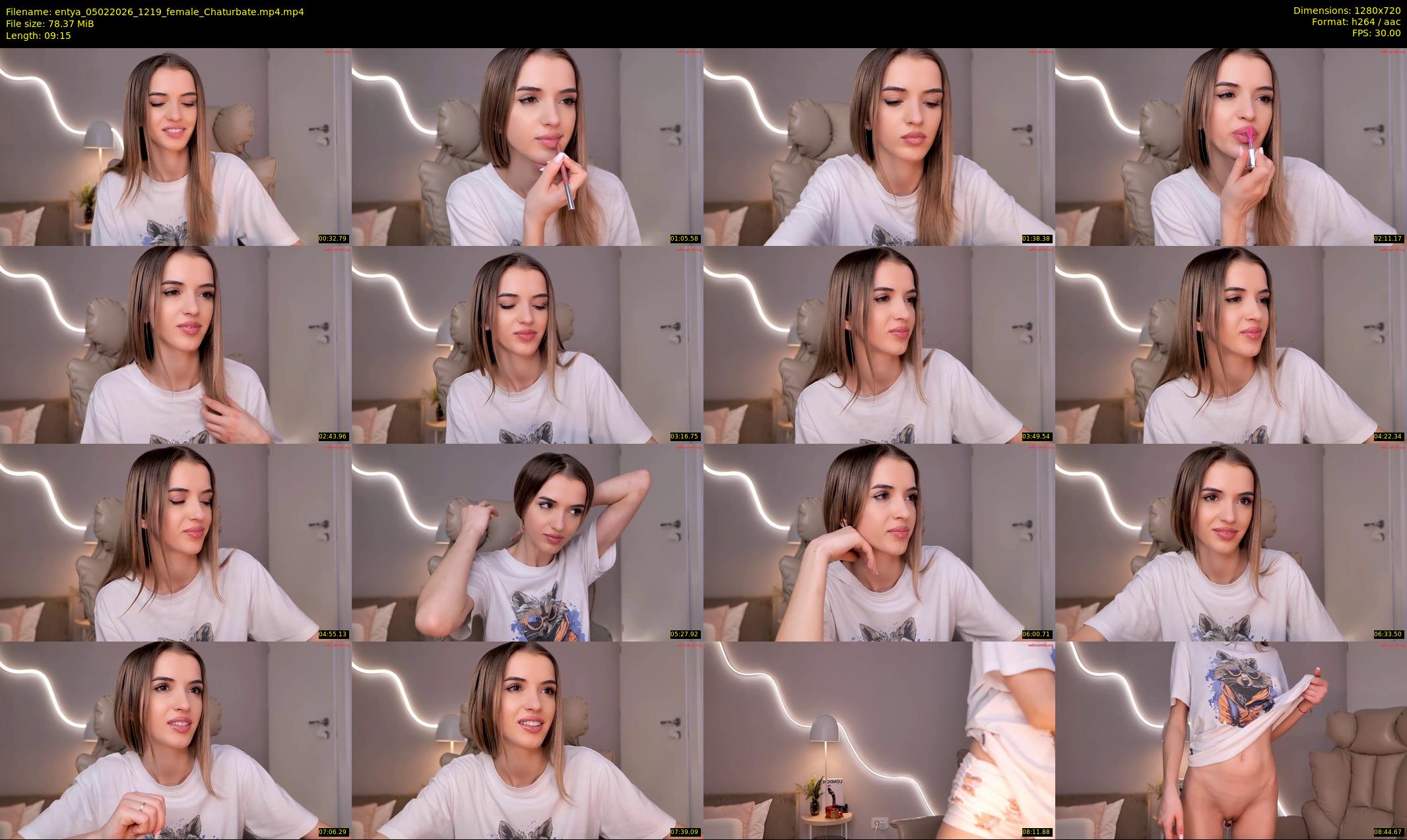 entya — 10 minute Chaturbate female cam show recording, 720p, Feb 5, 2026