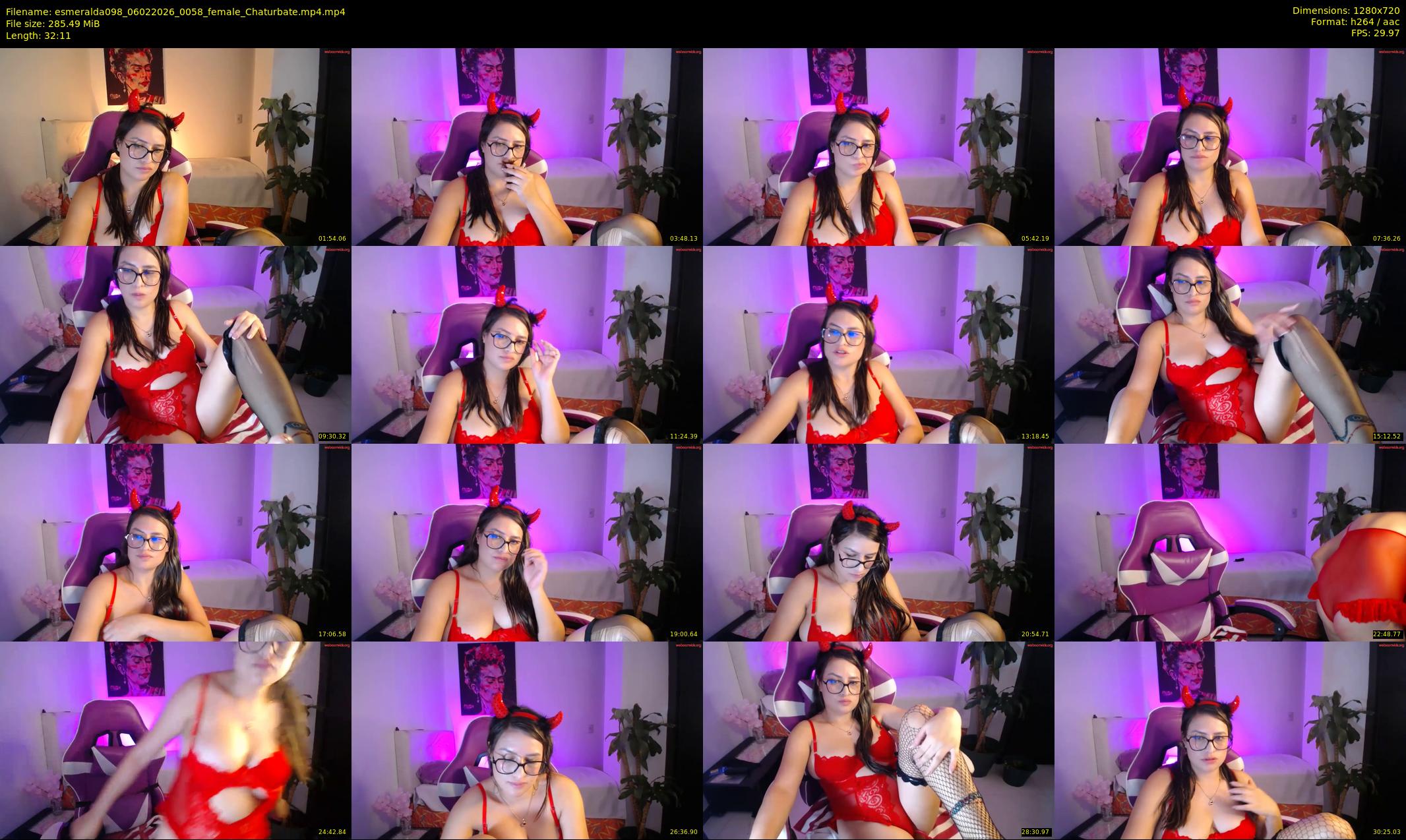 esmeralda098 — 33 minute Chaturbate female cam show recording, 720p, Feb 6, 2026