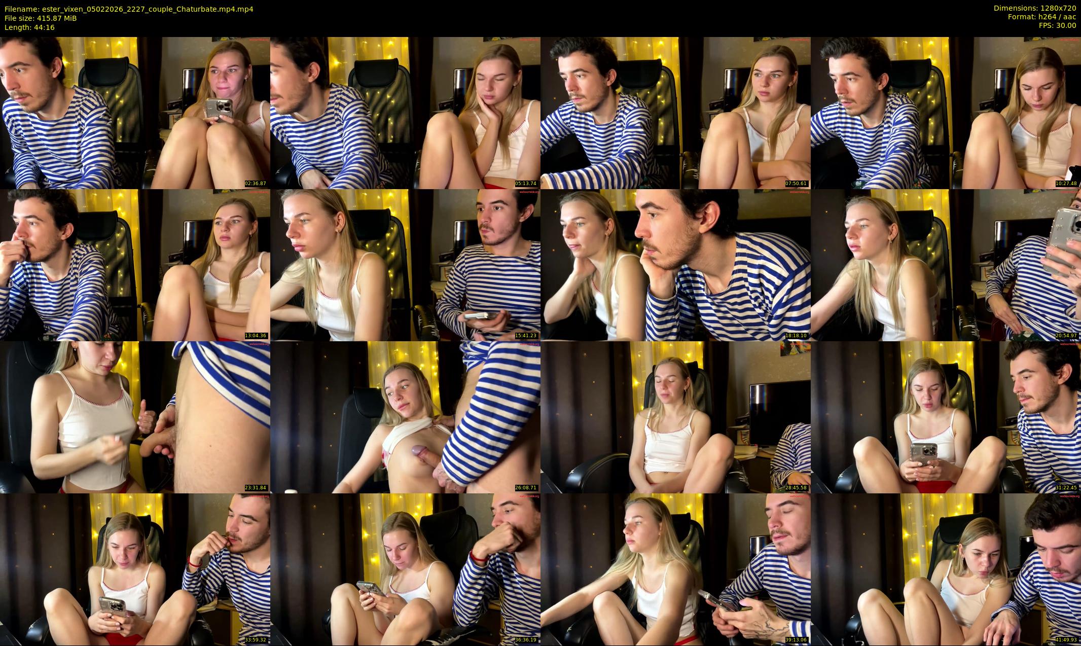 ester_vixen — 45 minute Chaturbate couple cam show recording, 720p, Feb 5, 2026