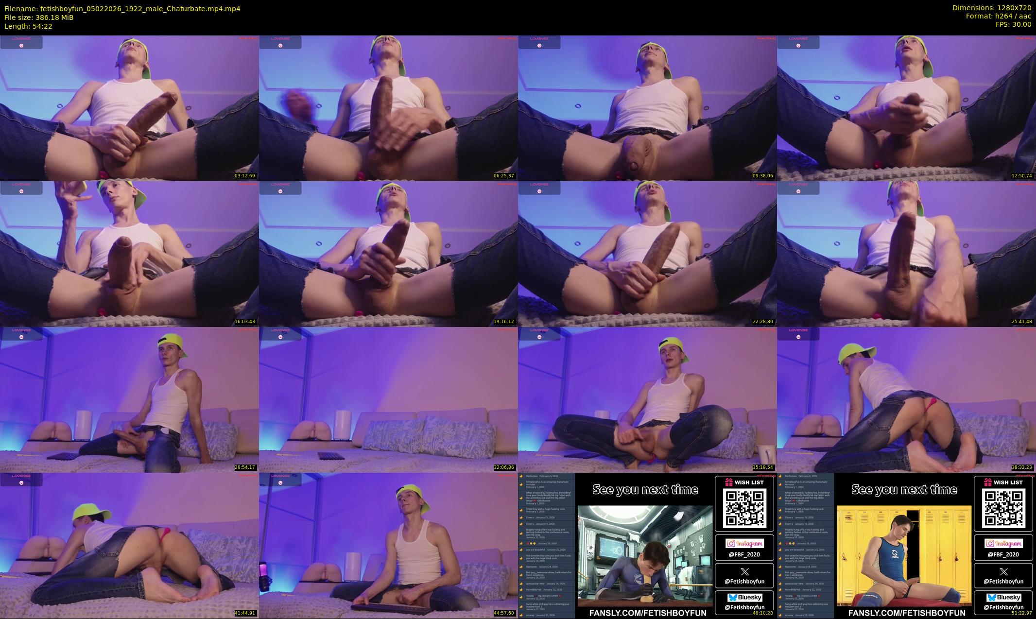 fetishboyfun — 55 minute Chaturbate male cam show recording, 720p, Feb 5, 2026