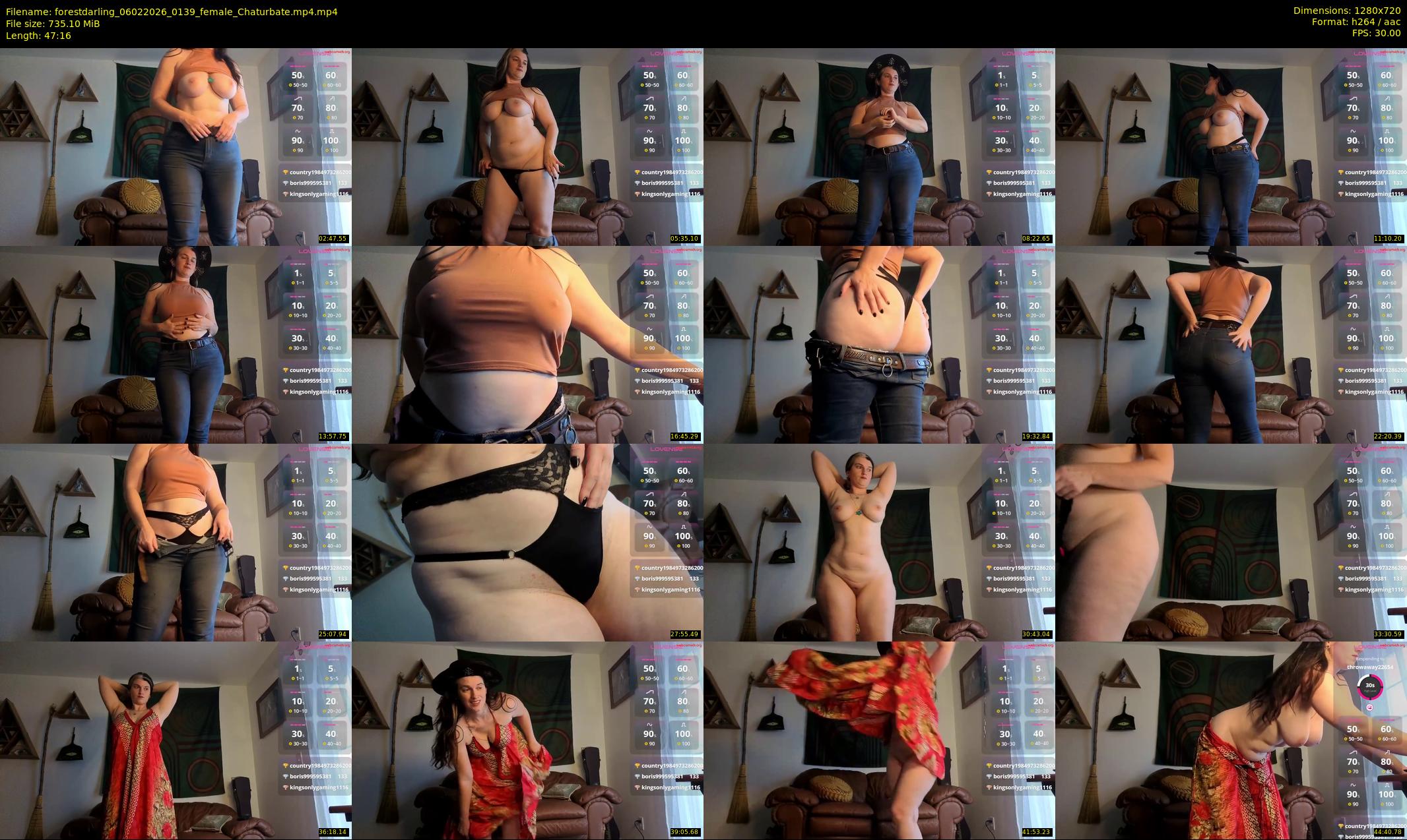 forestdarling — 48 minute Chaturbate female cam show recording, 720p, Feb 6, 2026