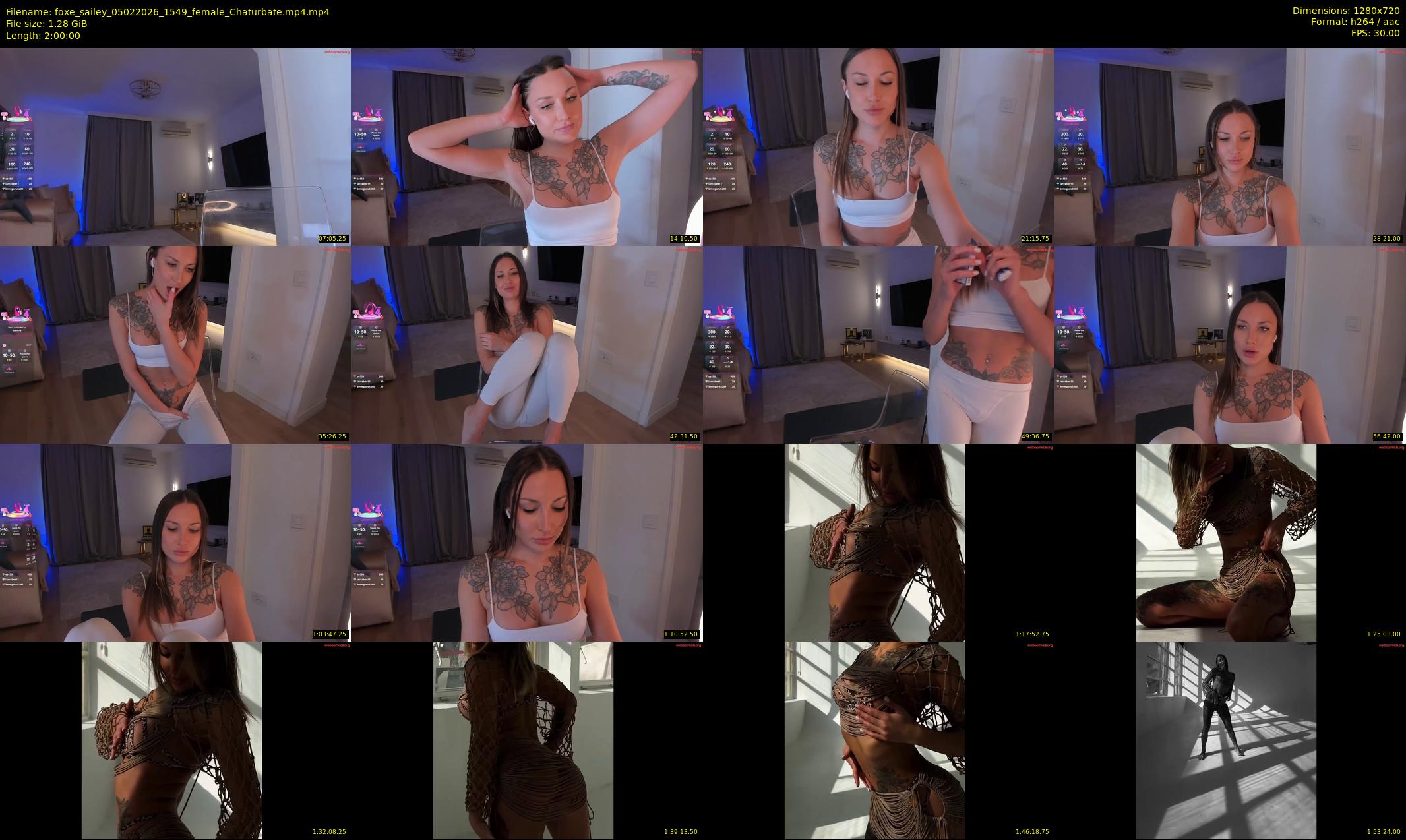 foxe_sailey — 120 minute Chaturbate female cam show recording, 720p, Feb 5, 2026