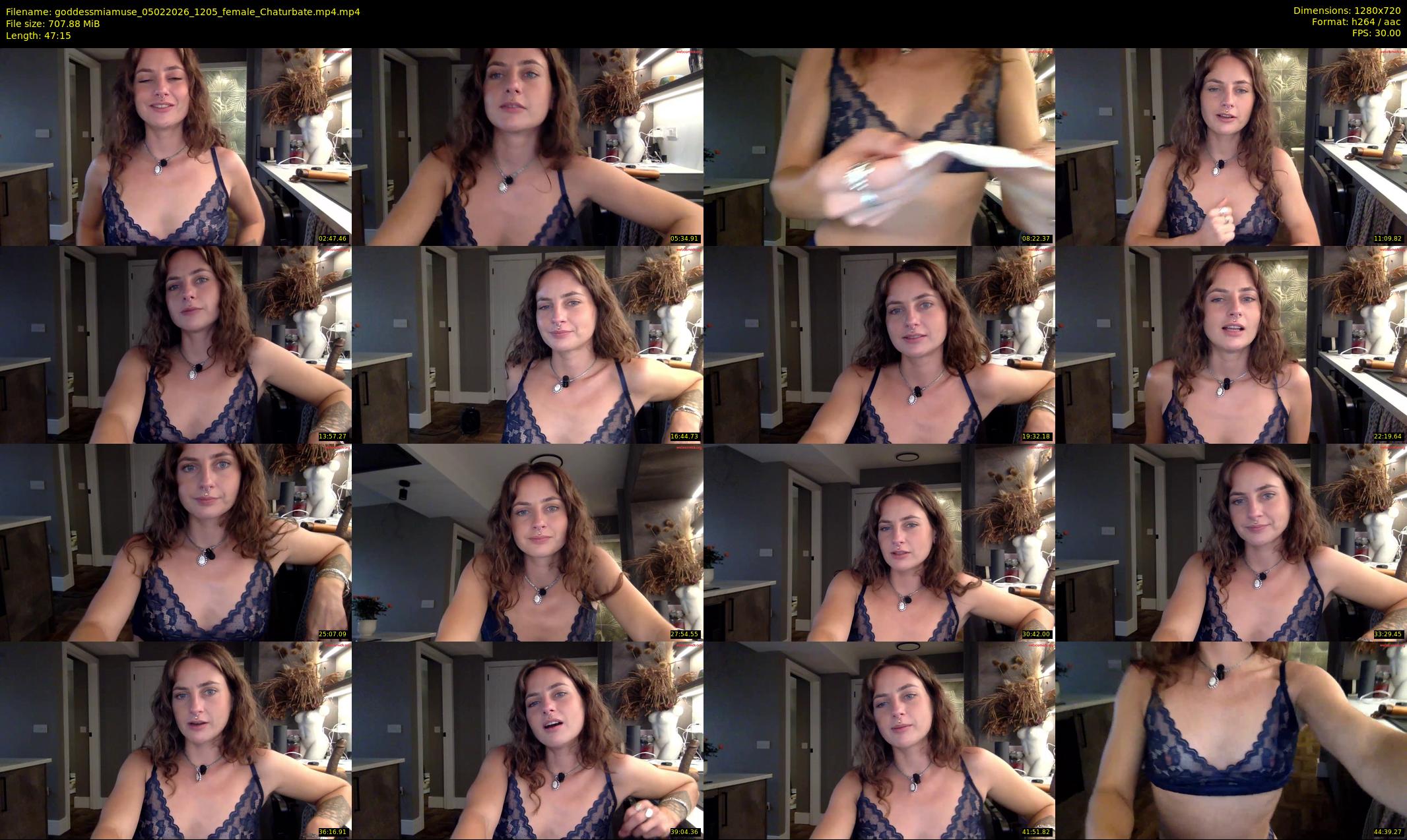 goddessmiamuse — 48 minute Chaturbate female cam show recording, 720p, Feb 5, 2026