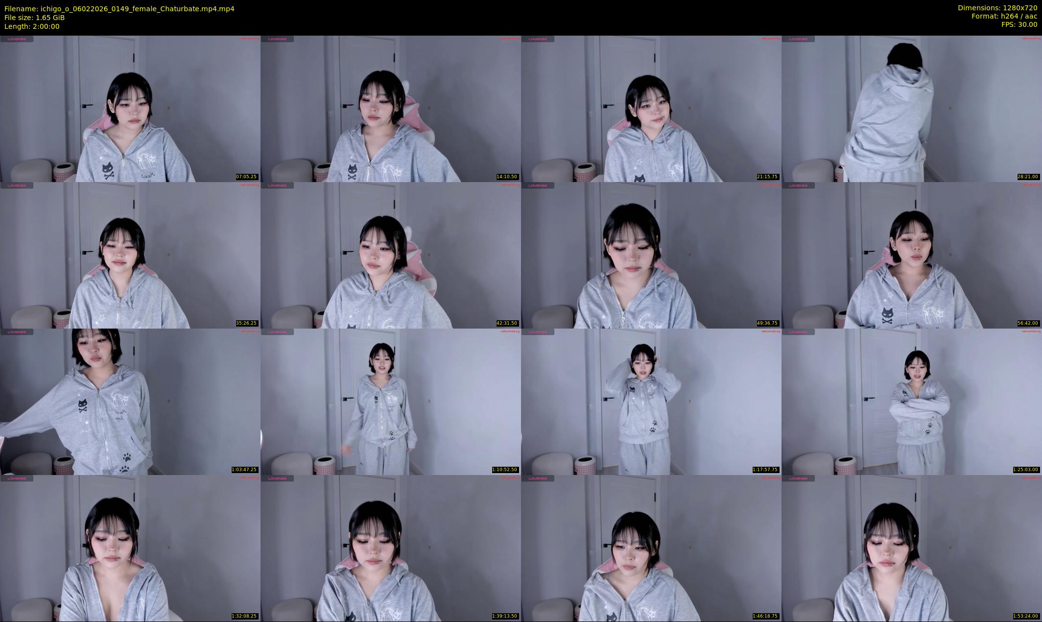 ichigo_o — 120 minute Chaturbate female cam show recording, 720p, Feb 6, 2026