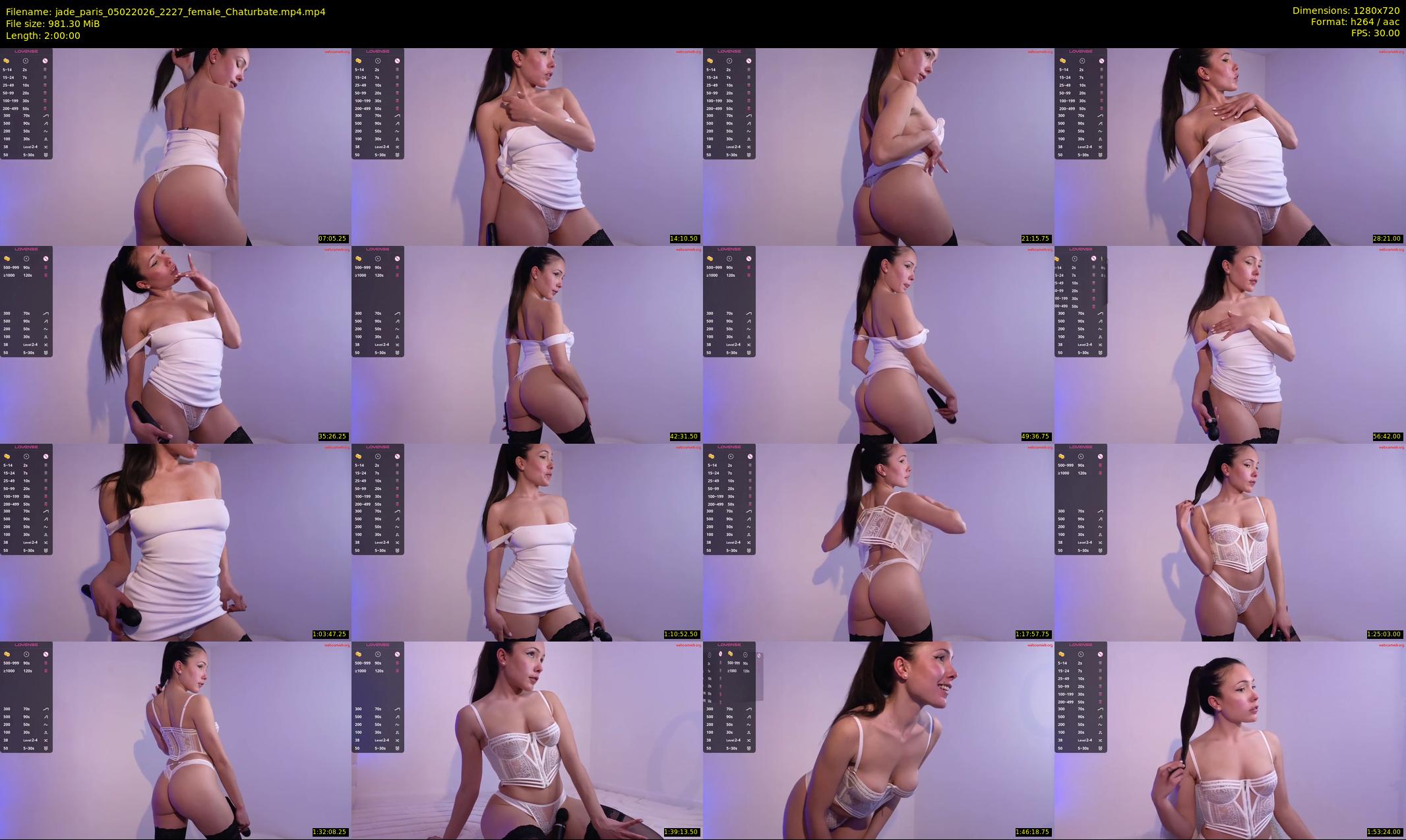 jade_paris — 120 minute Chaturbate female cam show recording, 720p, Feb 5, 2026