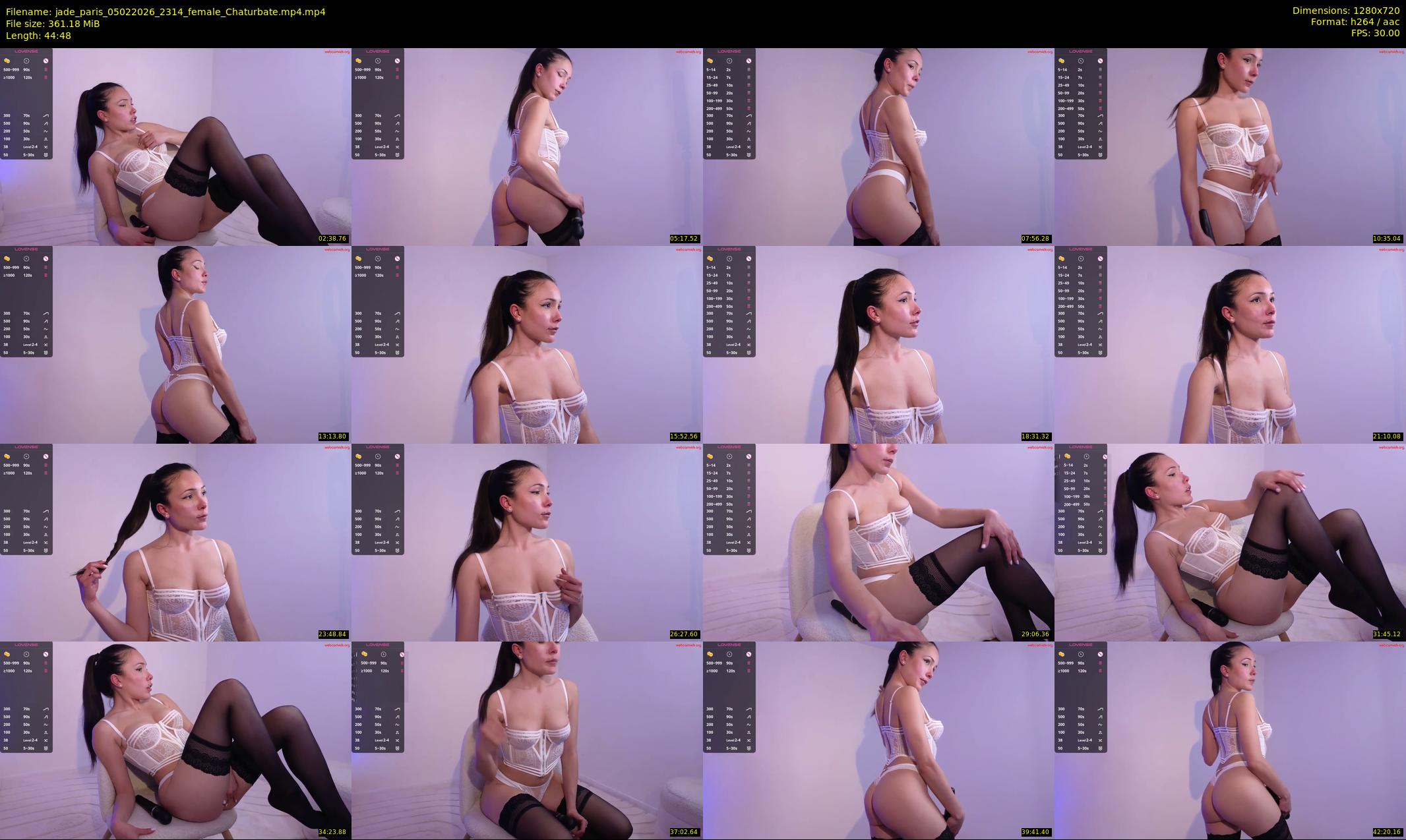 jade_paris — 45 minute Chaturbate female cam show recording, 720p, Feb 5, 2026