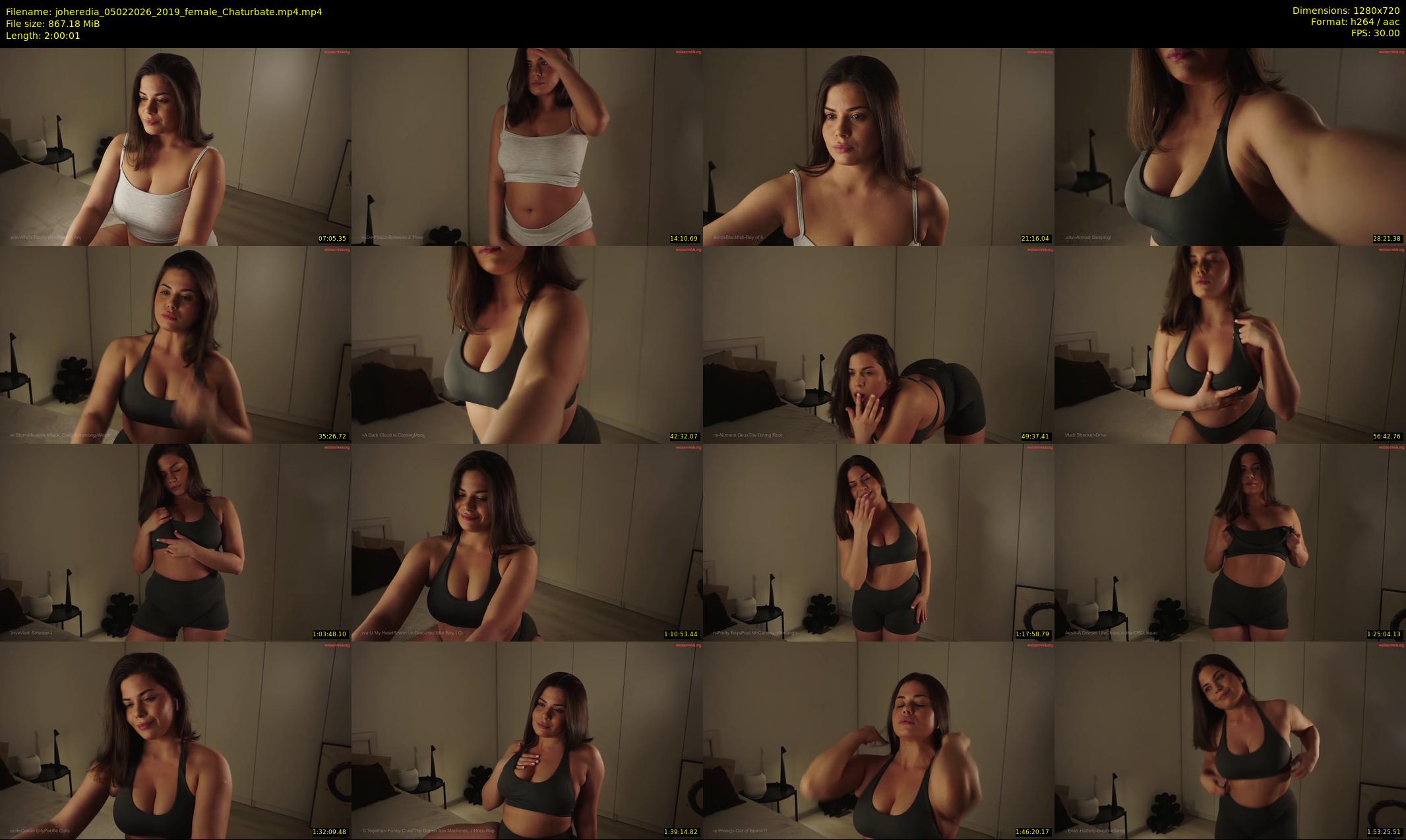 joheredia — 121 minute Chaturbate female cam show recording, 720p, Feb 5, 2026