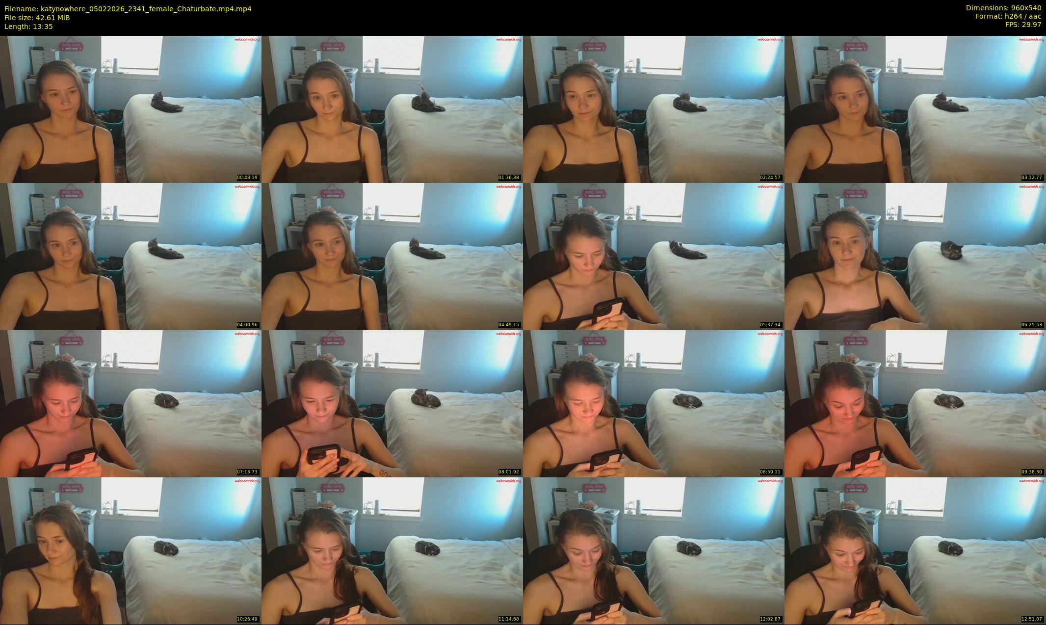 katynowhere — 14 minute Chaturbate female cam show recording, 480p, Feb 5, 2026