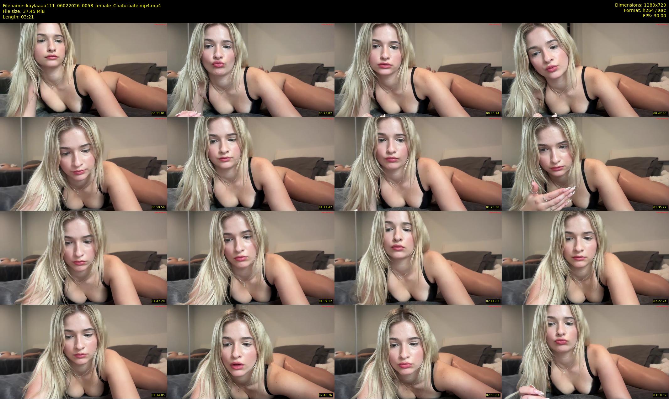 kaylaaaa111 — 4 minute Chaturbate female cam show recording, 720p, Feb 6, 2026