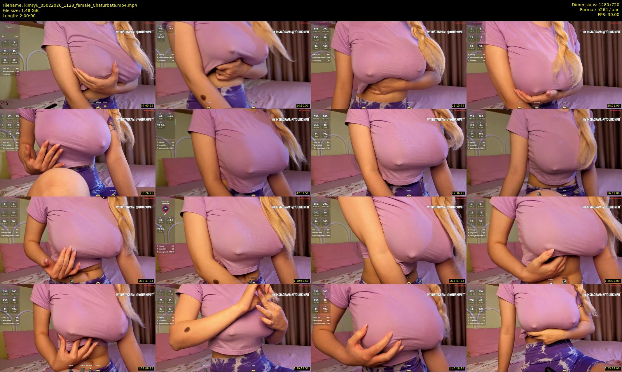 kimryu — 120 minute Chaturbate female cam show recording, 720p, Feb 5, 2026