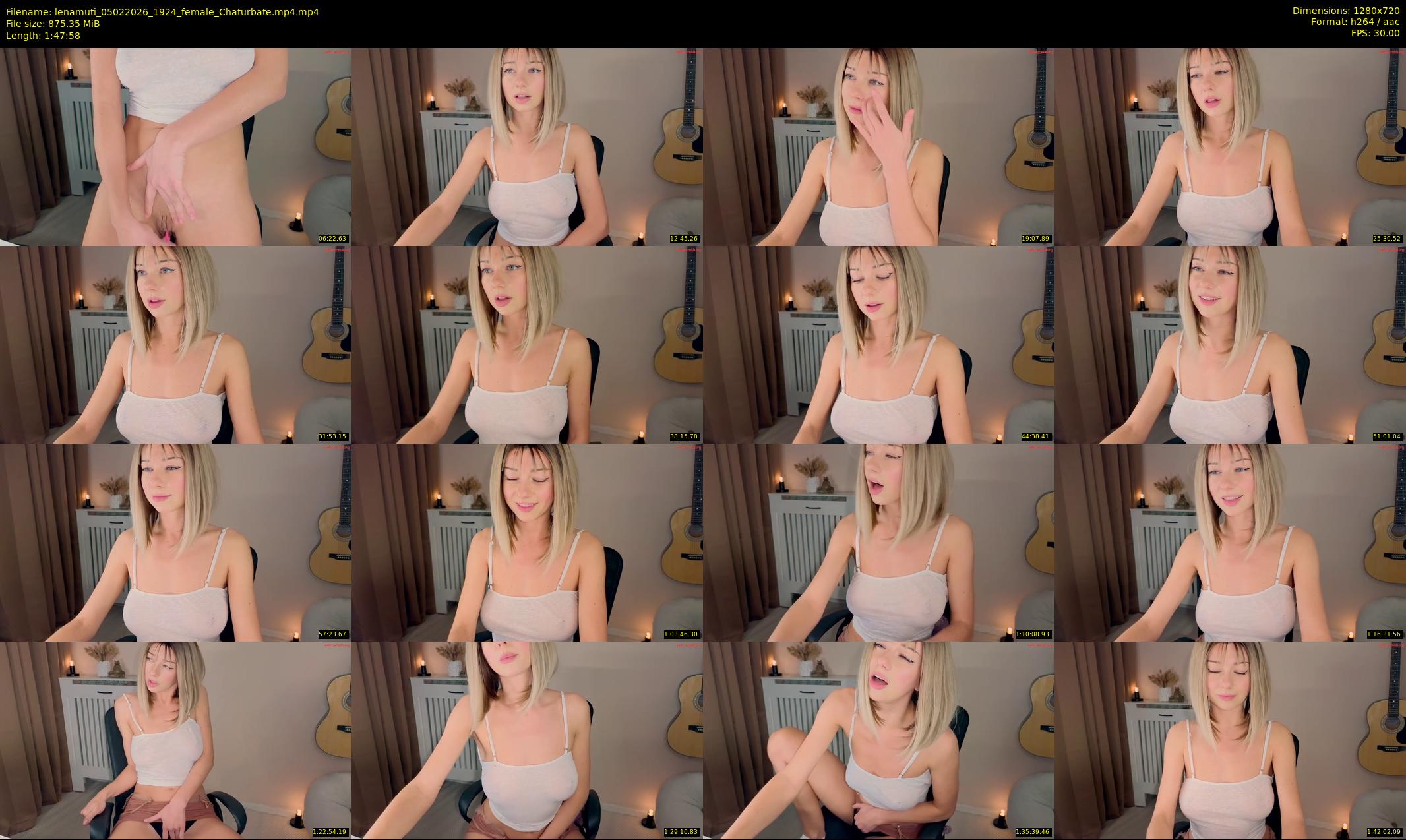 lenamuti — 108 minute Chaturbate female cam show recording, 720p, Feb 5, 2026