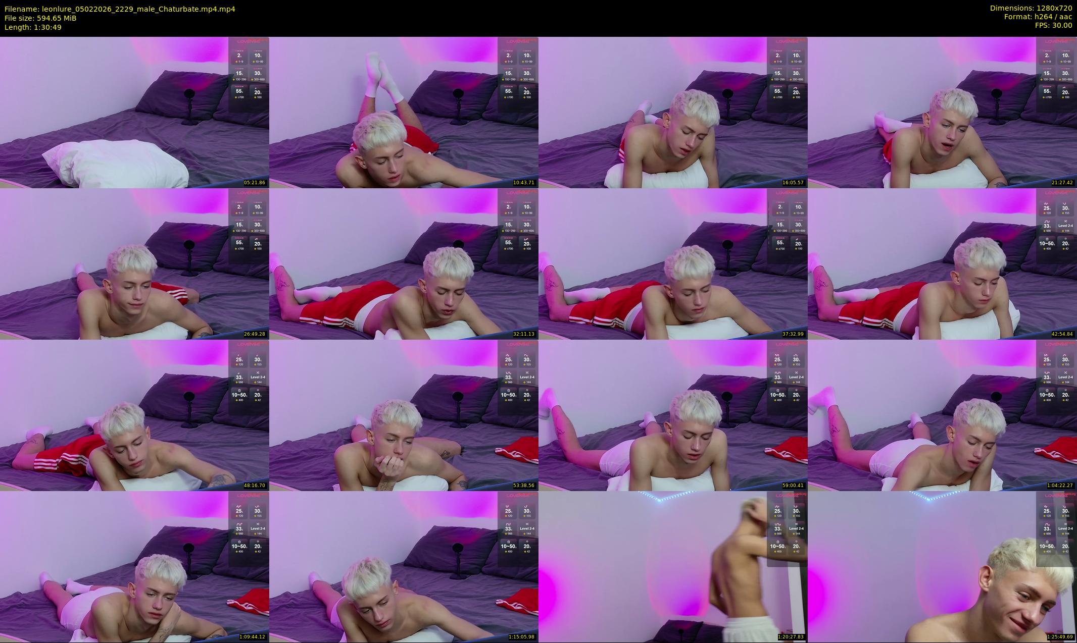 leonlure — 91 minute Chaturbate male cam show recording, 720p, Feb 5, 2026