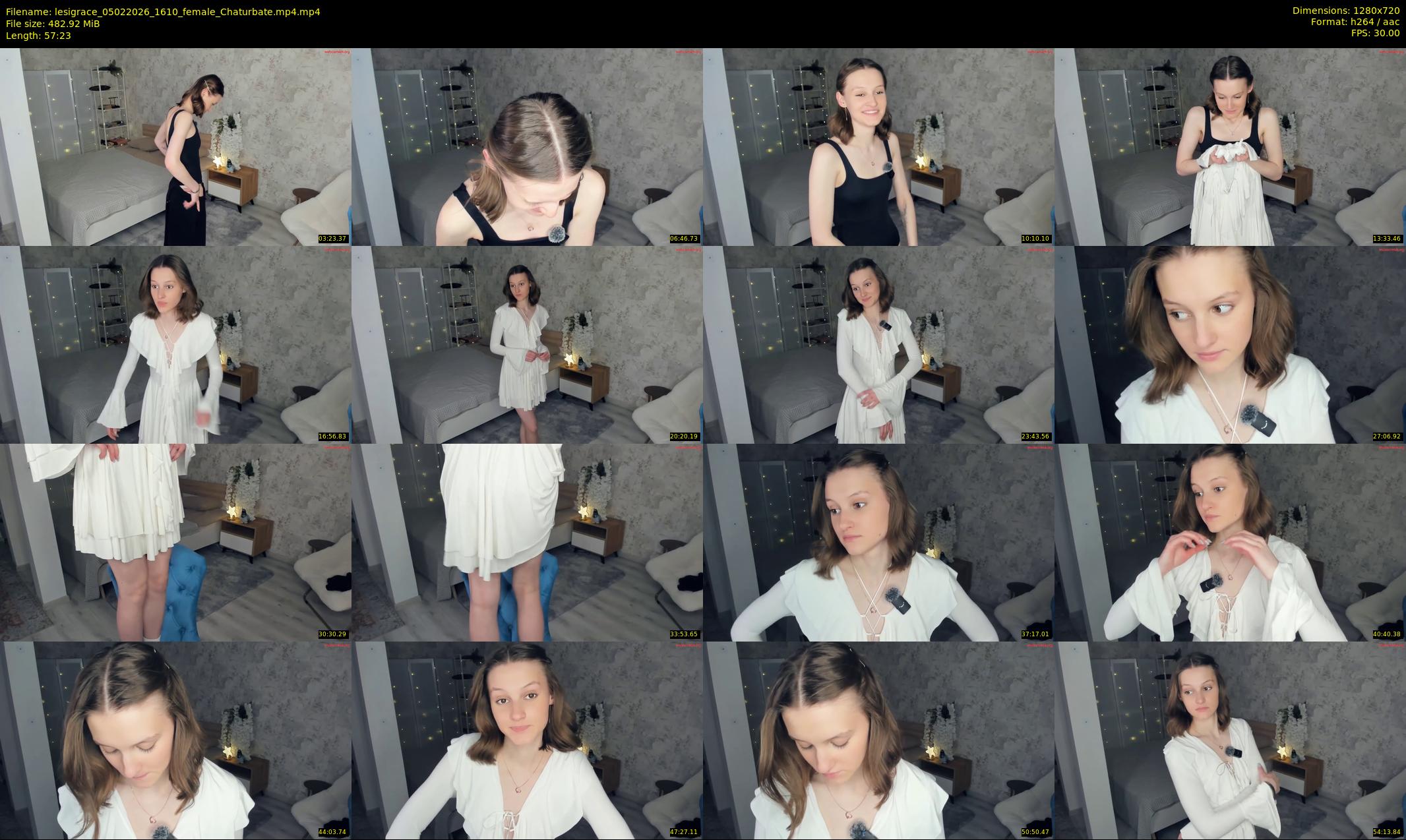 lesigrace — 58 minute Chaturbate female cam show recording, 720p, Feb 5, 2026