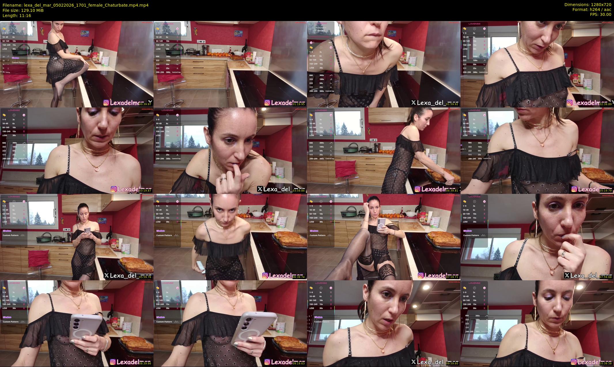 lexa_del_mar — 12 minute Chaturbate female cam show recording, 720p, Feb 5, 2026