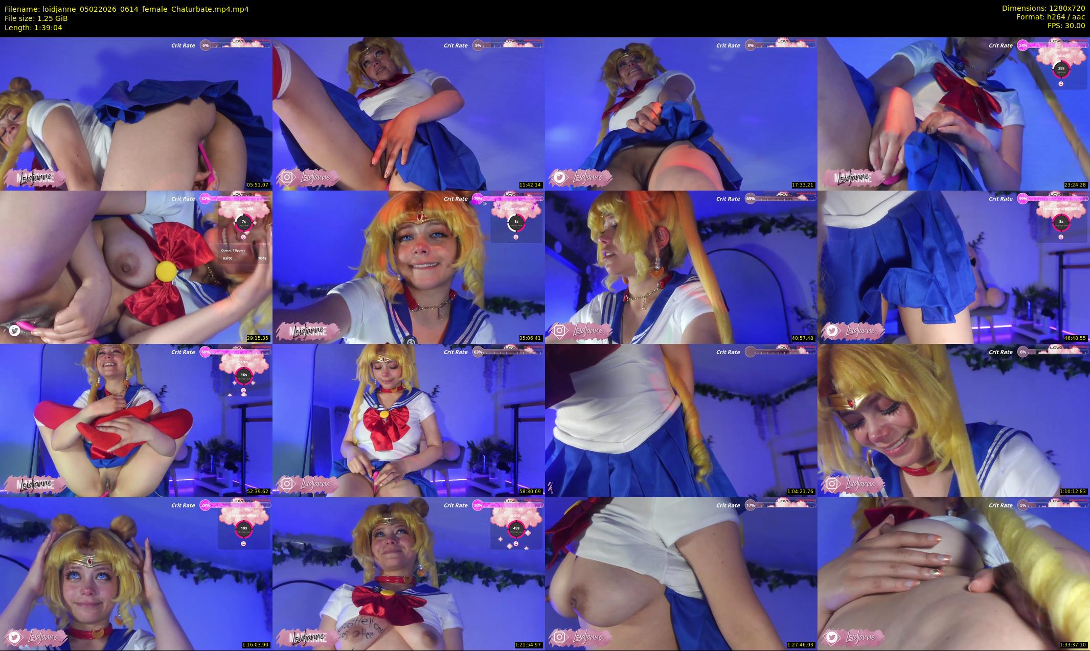 loidjanne — 100 minute Chaturbate female cam show recording, 720p, Feb 5, 2026