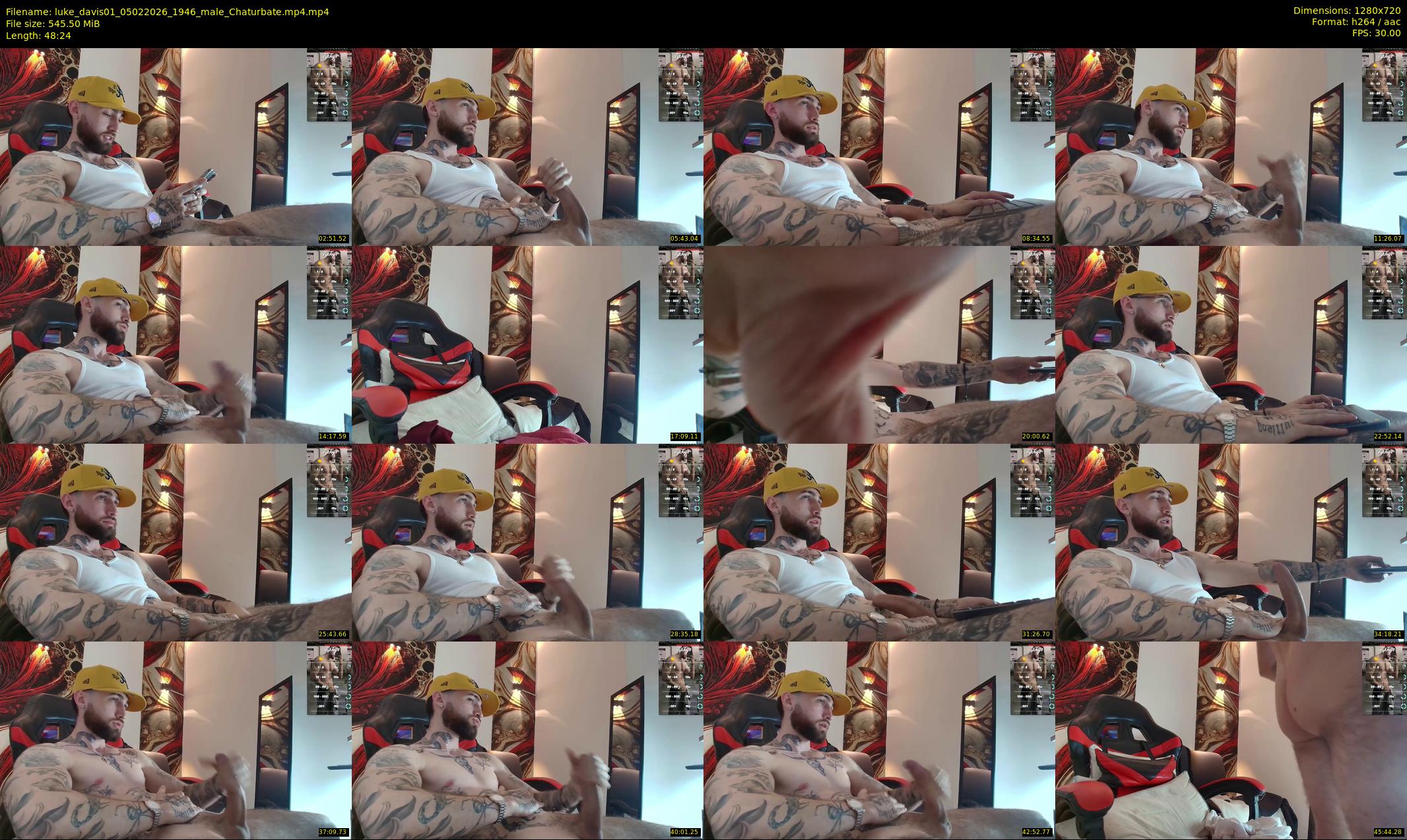 luke_davis01 — 49 minute Chaturbate male cam show recording, 720p, Feb 5, 2026