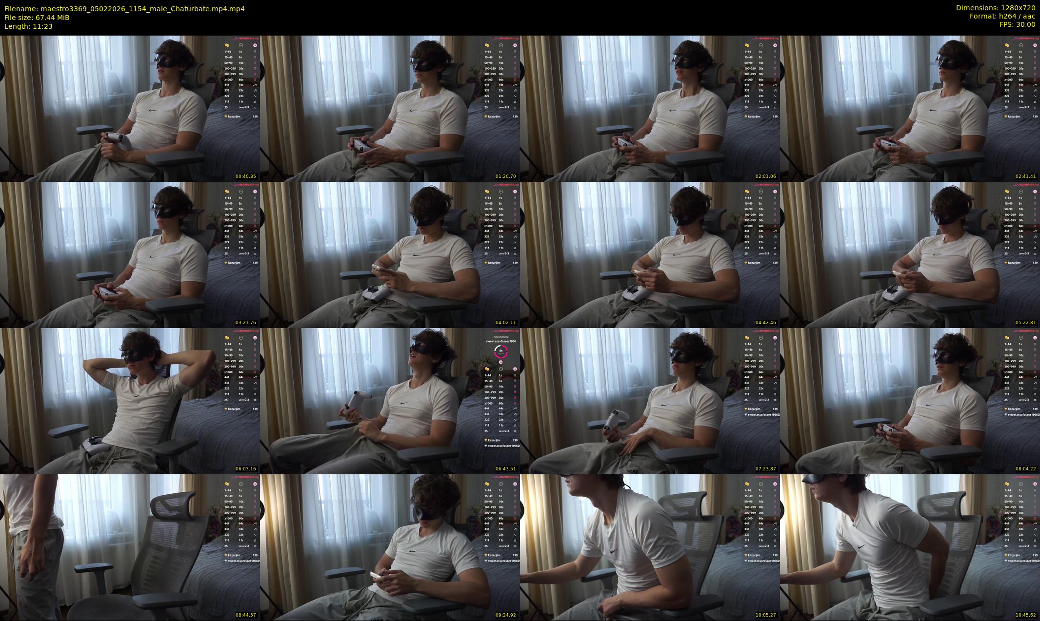 maestro3369 — 12 minute Chaturbate male cam show recording, 720p, Feb 5, 2026