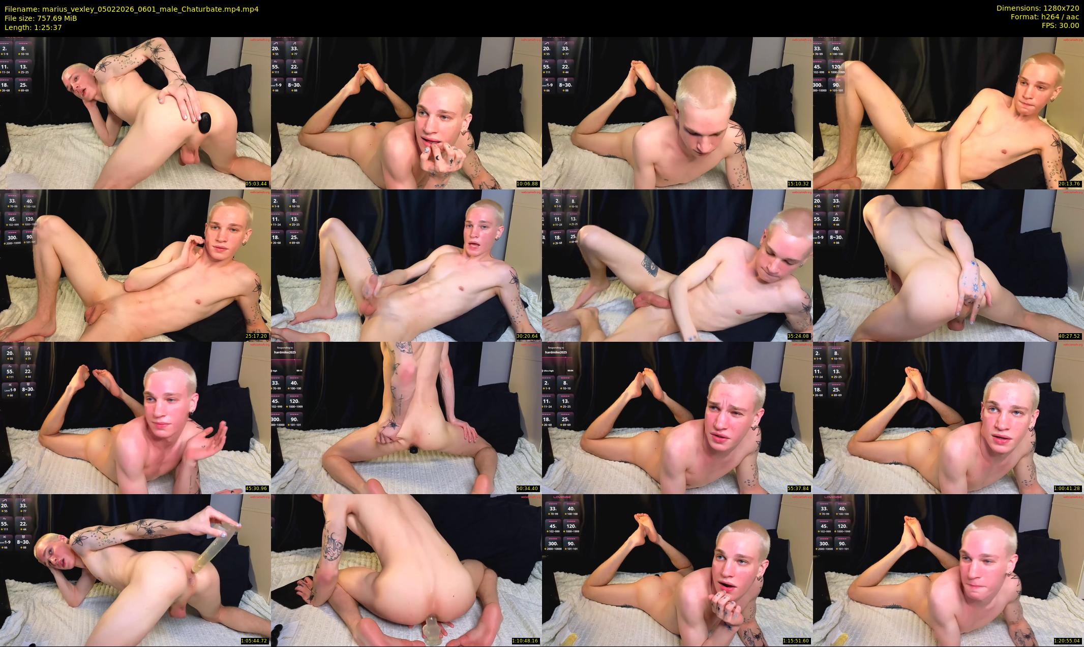 marius_vexley — 86 minute Chaturbate male cam show recording, 720p, Feb 5, 2026