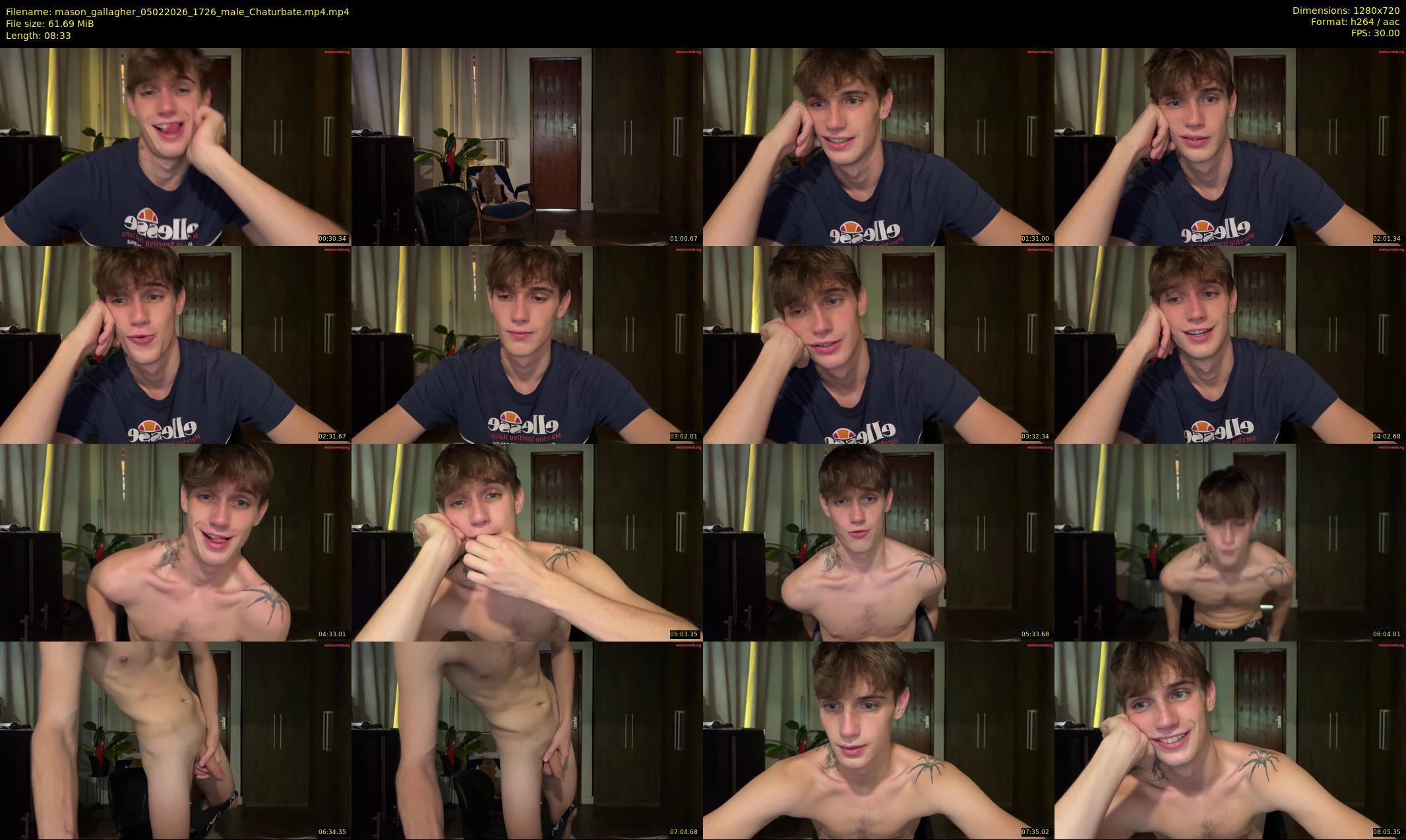 mason_gallagher — 9 minute Chaturbate male cam show recording, 720p, Feb 5, 2026