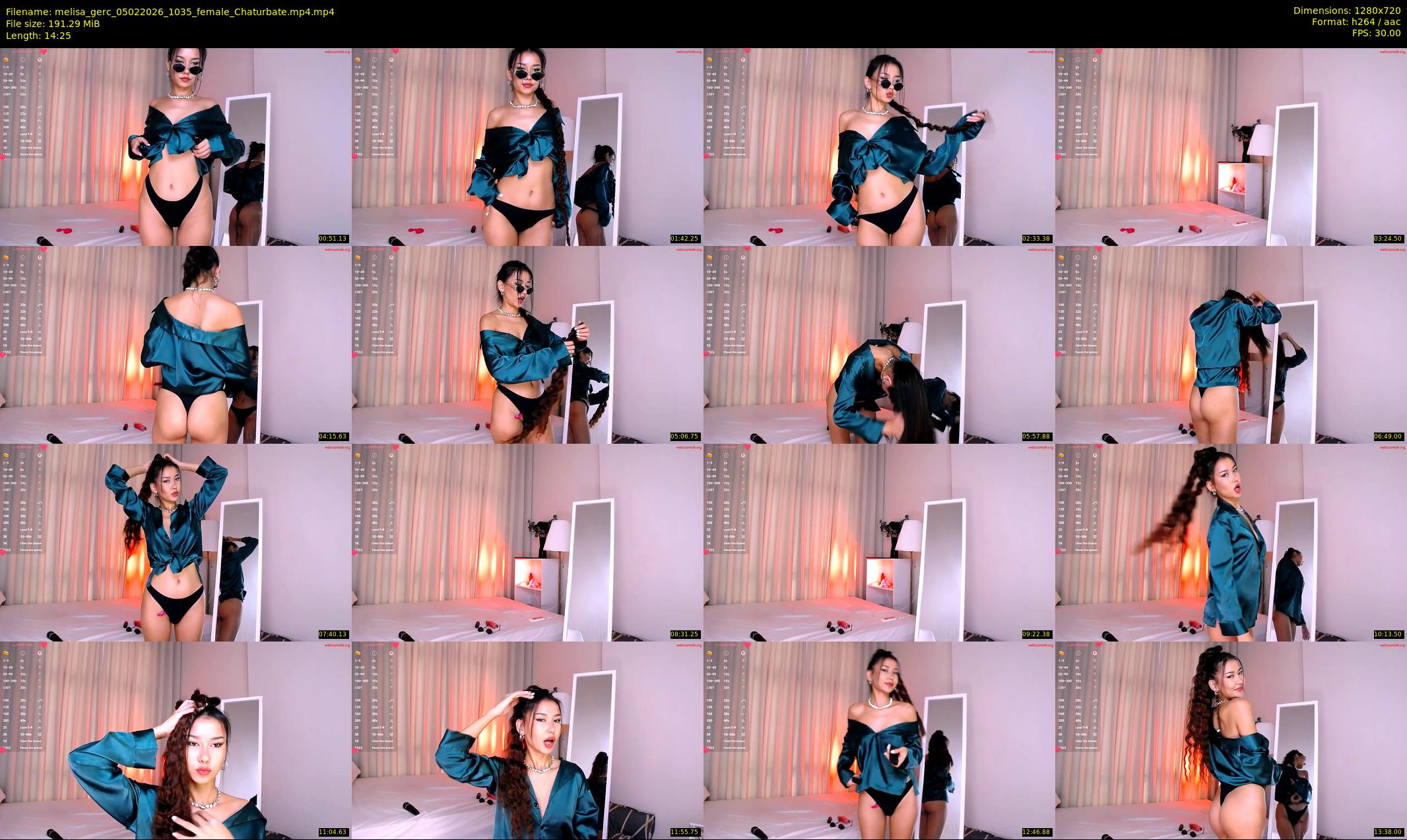 melisa_gerc — 15 minute Chaturbate female cam show recording, 720p, Feb 5, 2026