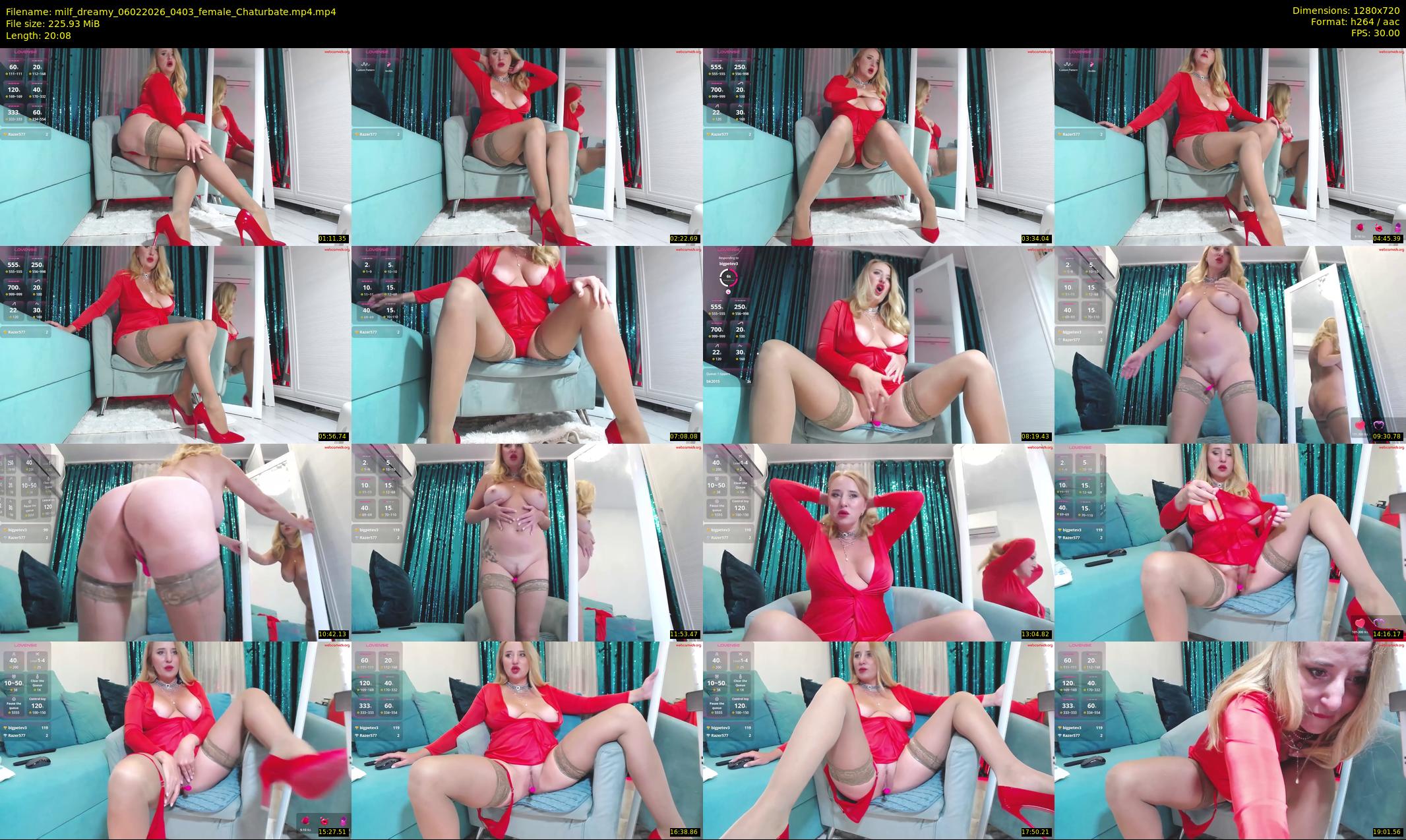 milf_dreamy — 21 minute Chaturbate female cam show recording, 720p, Feb 6, 2026