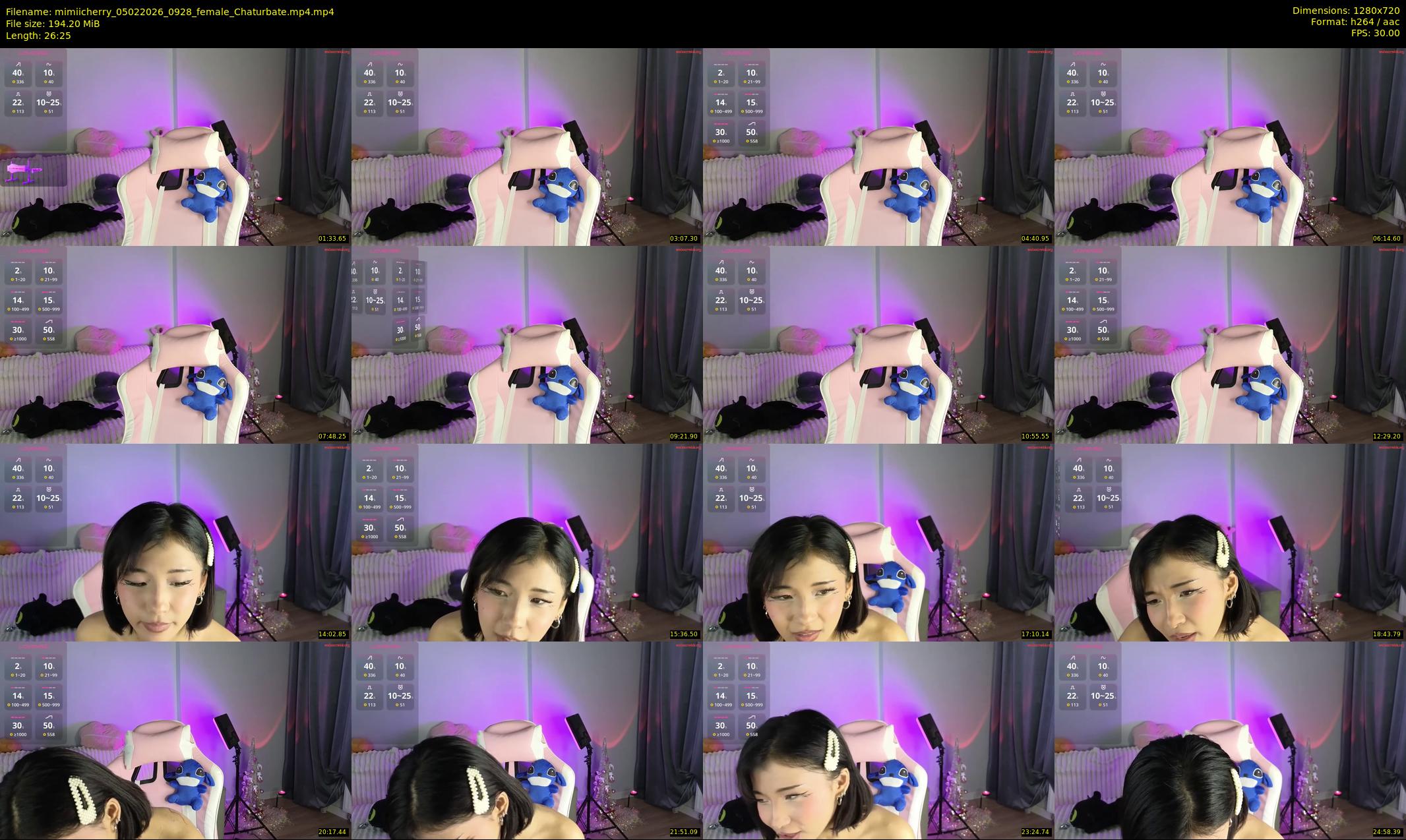 mimiicherry — 27 minute Chaturbate female cam show recording, 720p, Feb 5, 2026