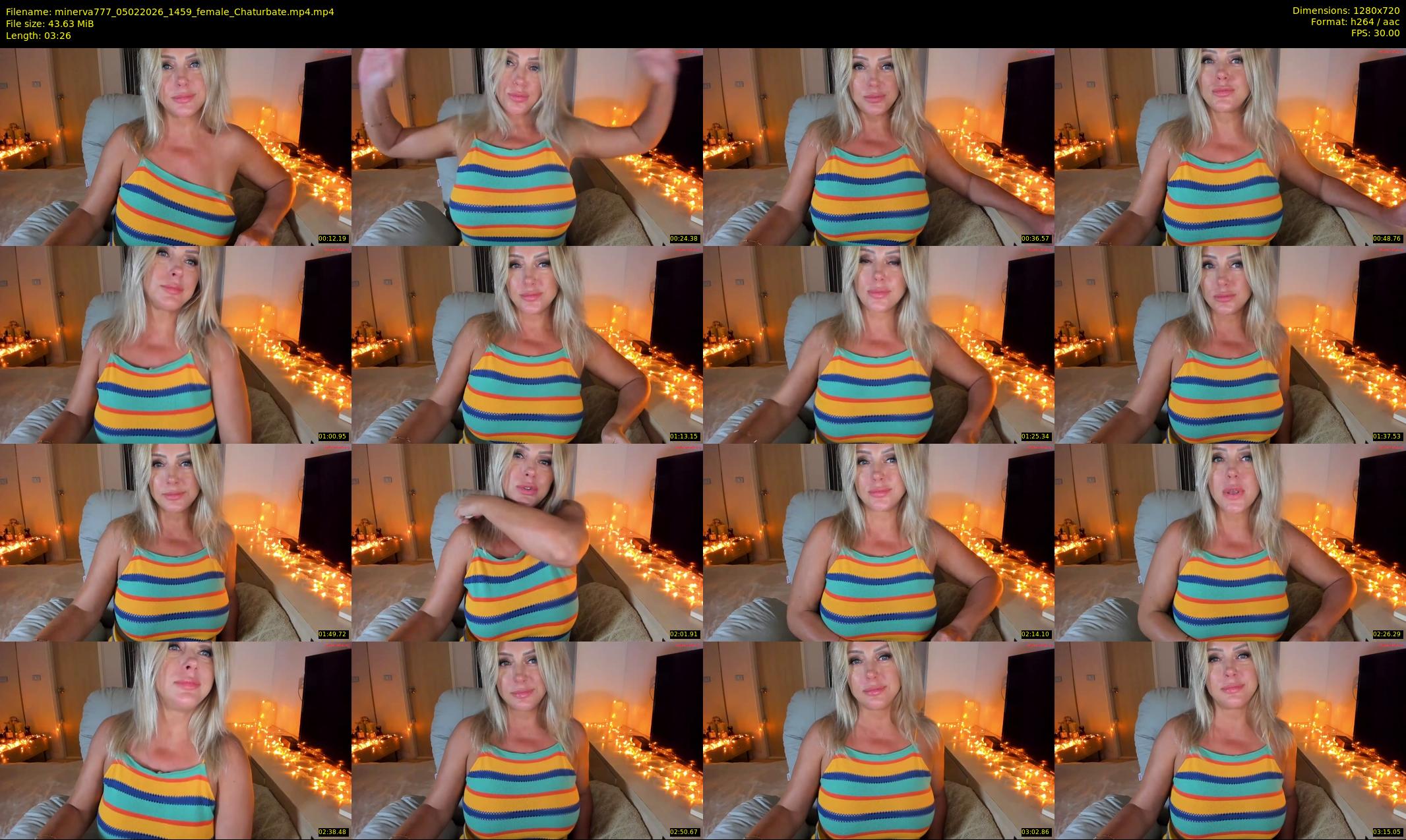 minerva777 — 4 minute Chaturbate female cam show recording, 720p, Feb 5, 2026