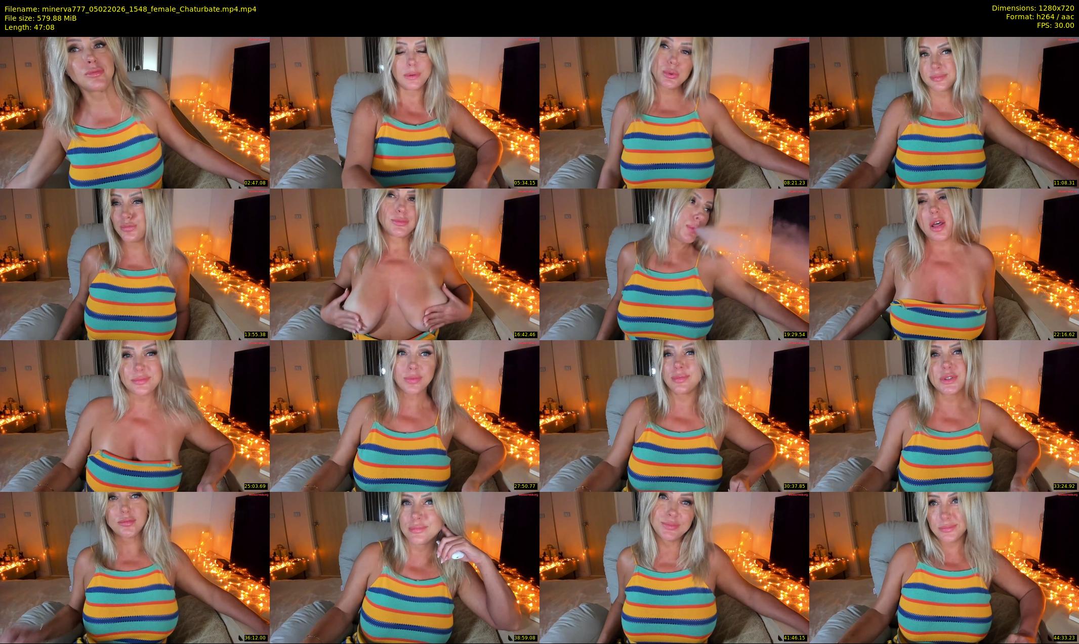 minerva777 — 48 minute Chaturbate female cam show recording, 720p, Feb 5, 2026