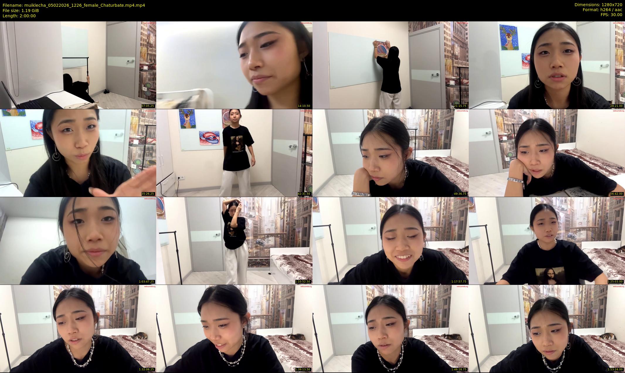 muiklecha — 120 minute Chaturbate female cam show recording, 720p, Feb 5, 2026