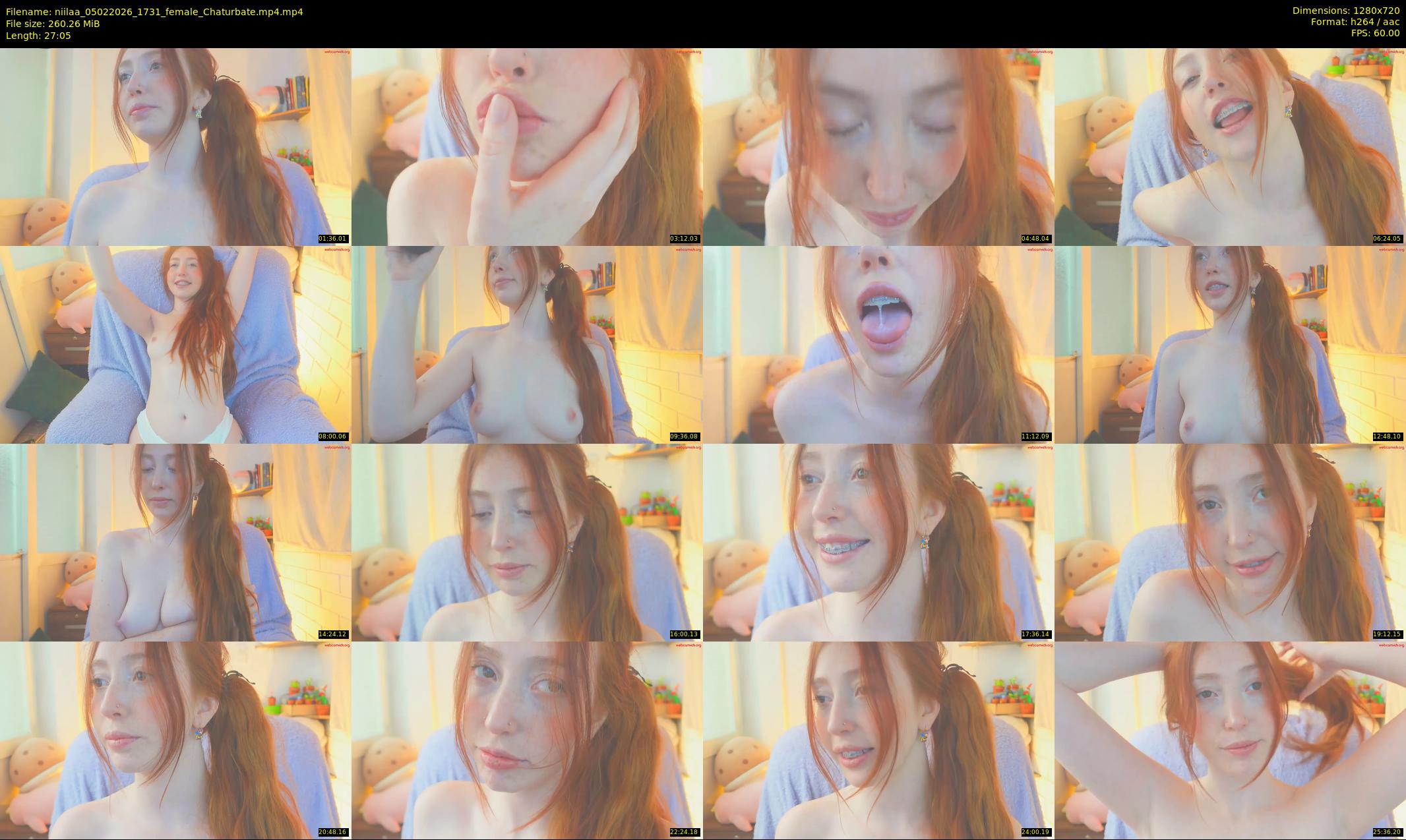 niilaa — 28 minute Chaturbate female cam show recording, 720p, Feb 5, 2026
