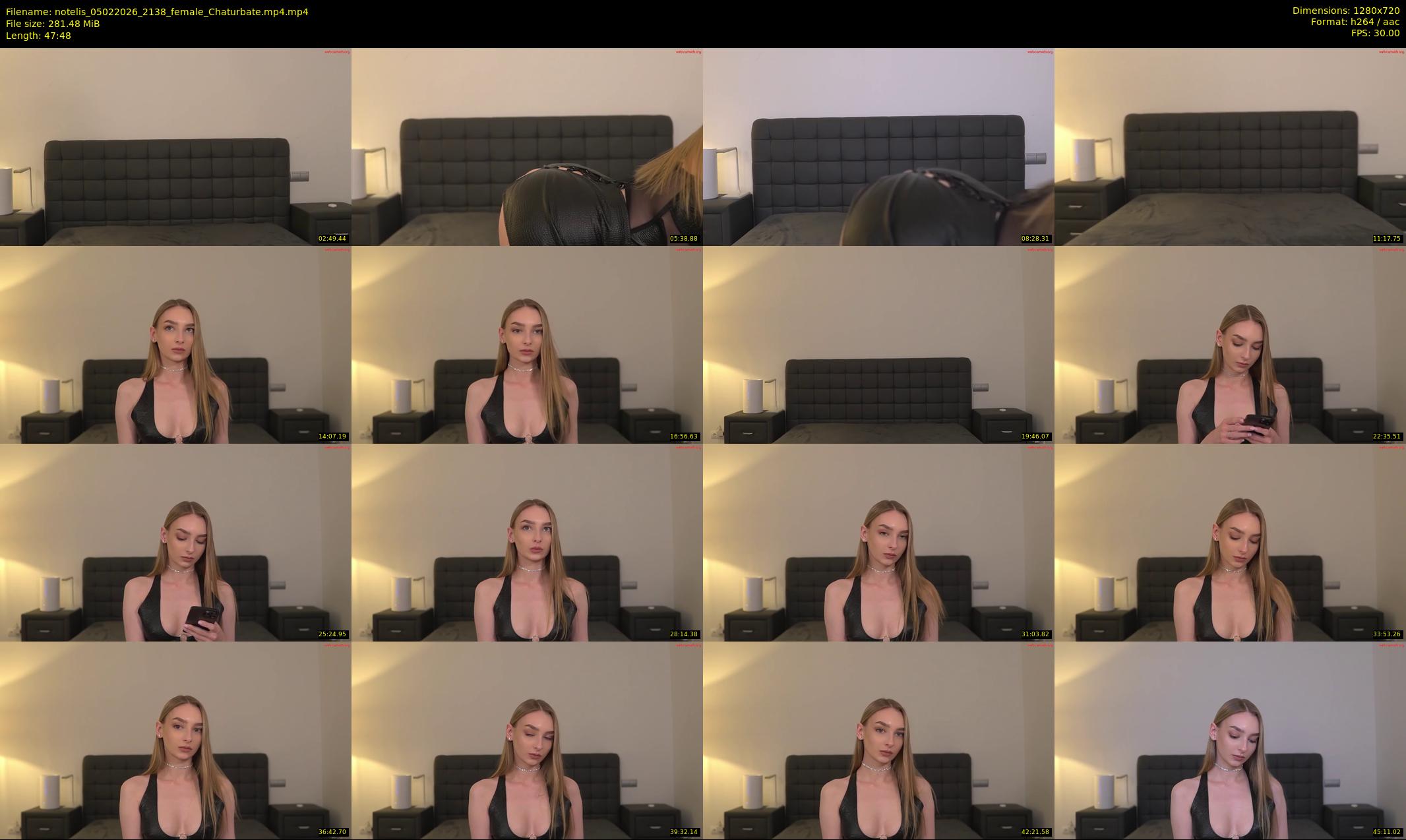 notelis — 48 minute Chaturbate female cam show recording, 720p, Feb 5, 2026