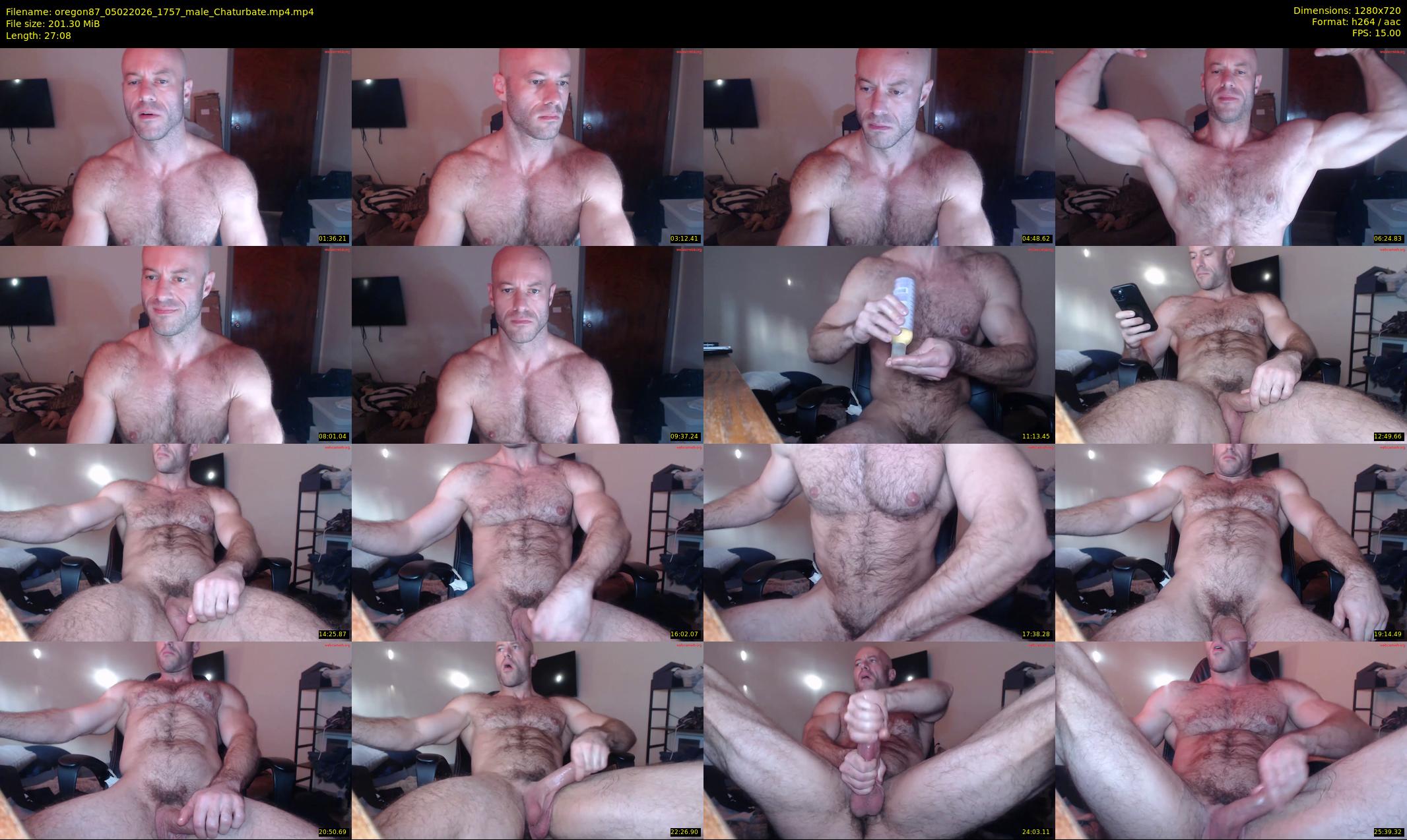 oregon87 — 28 minute Chaturbate male cam show recording, 720p, Feb 5, 2026