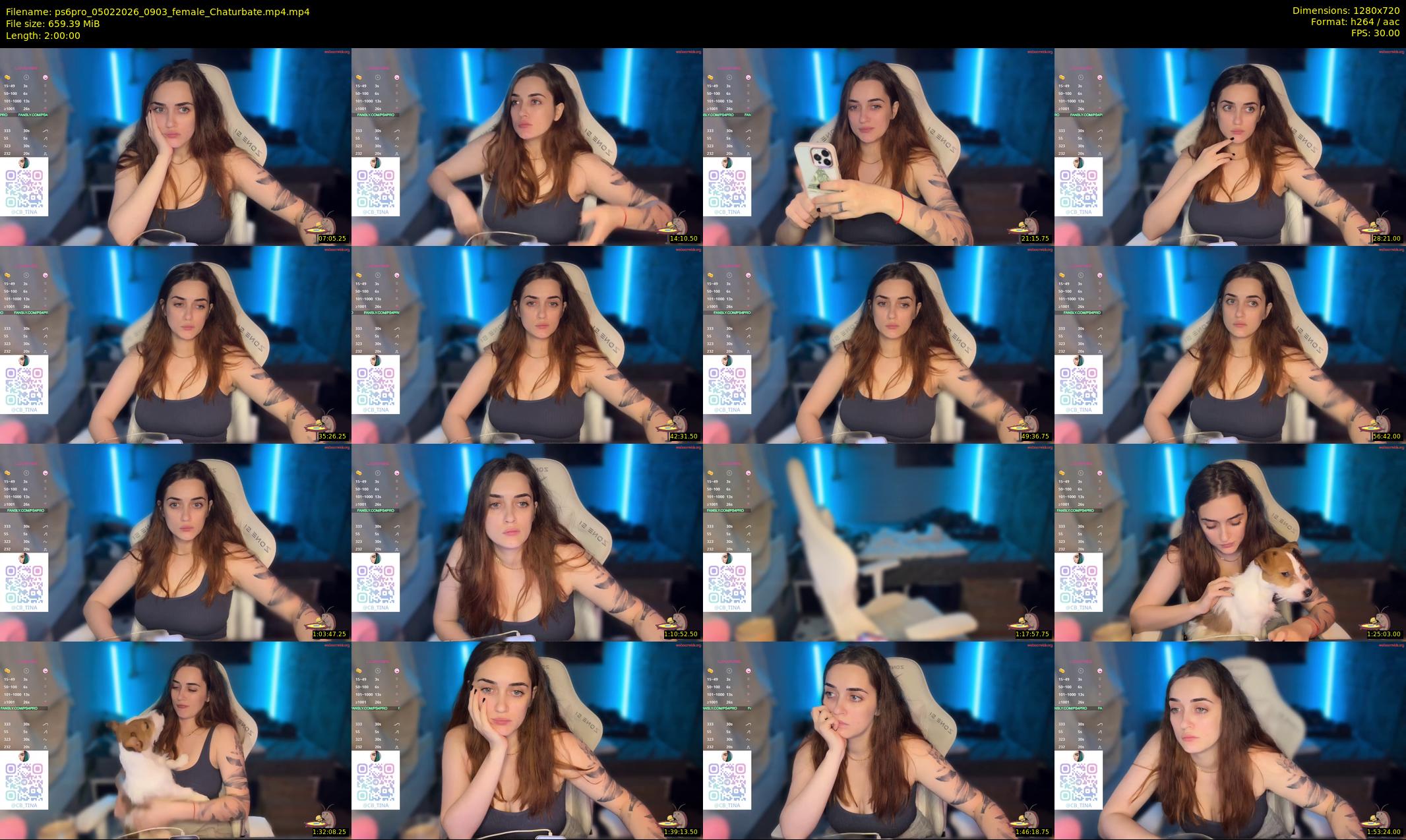 ps6pro — 120 minute Chaturbate female cam show recording, 720p, Feb 5, 2026